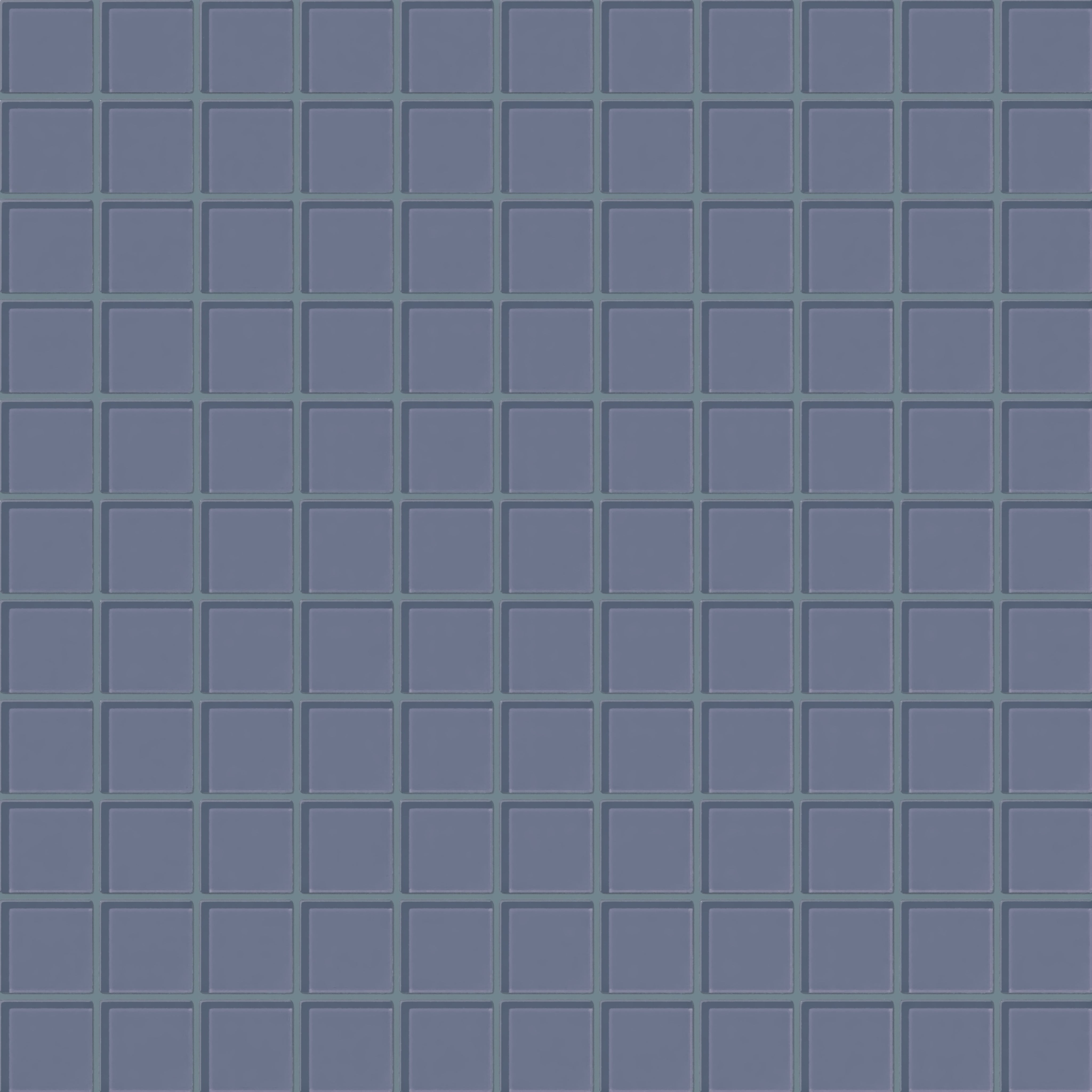 2x2 Straight Set Sheeted Glass Mosaic Tile in Nuthatch Gloss