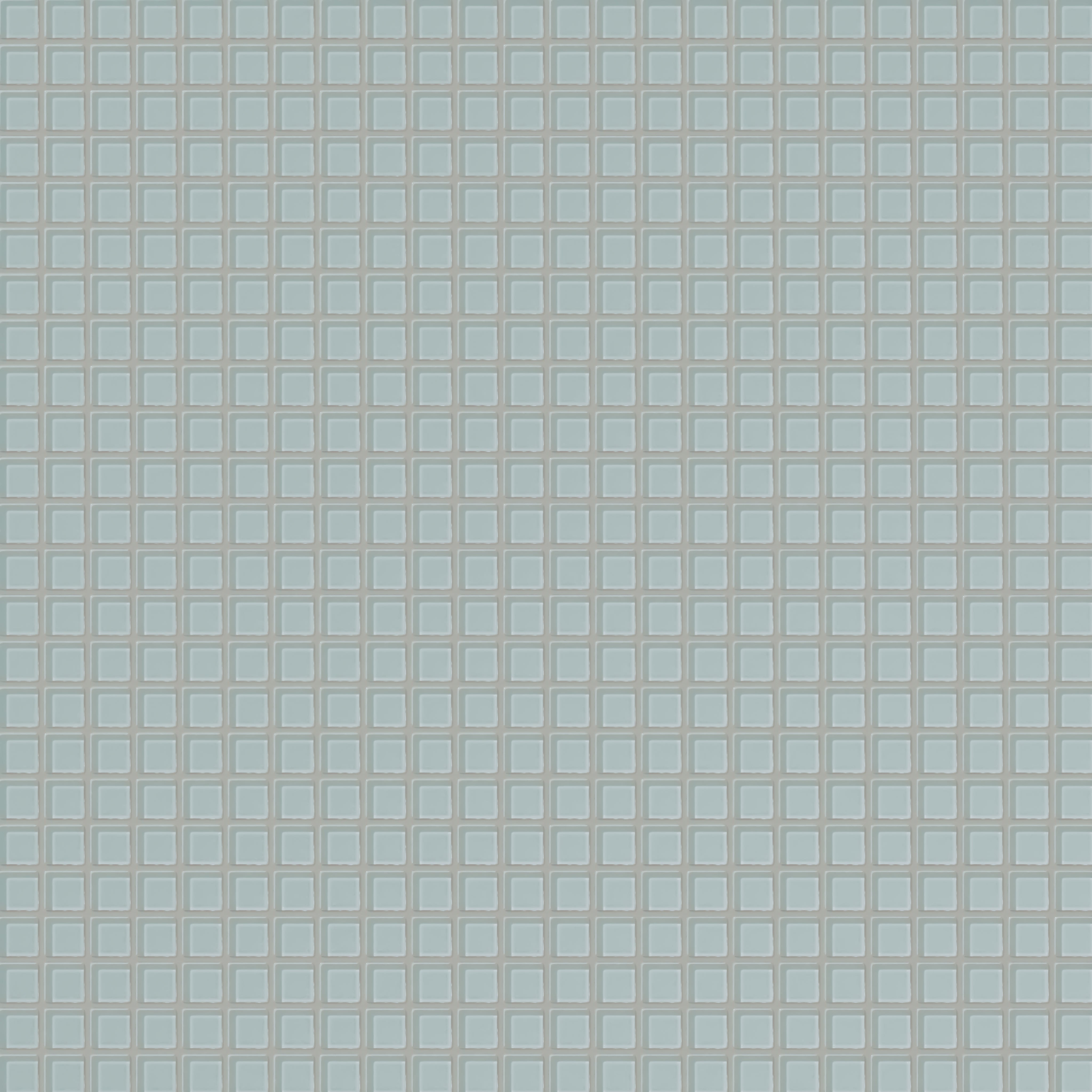 1x1 Straight Set Sheeted Glass Mosaic Tile in Great Blue Heron Gloss