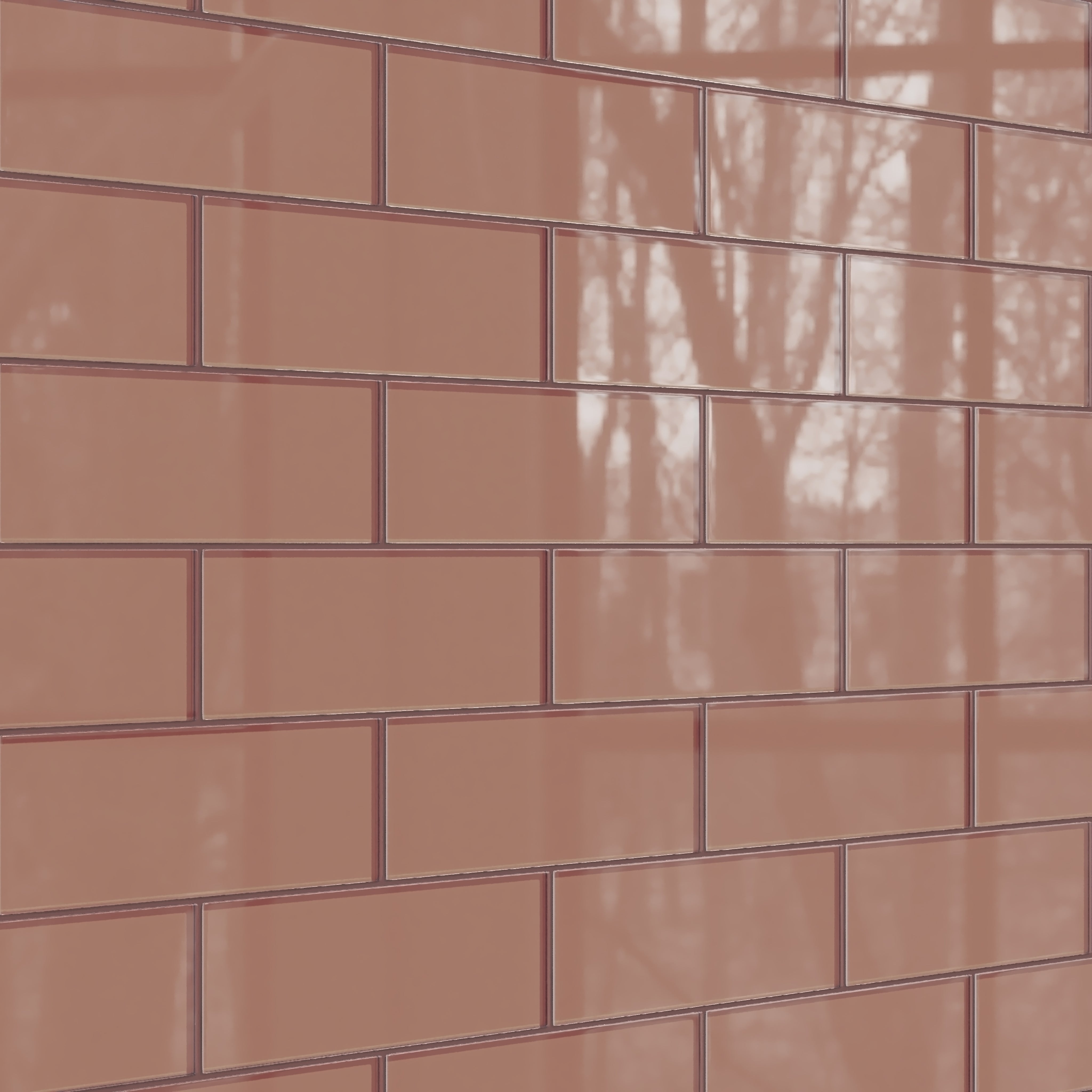 4x12 Glass Tile in Flicker Gloss