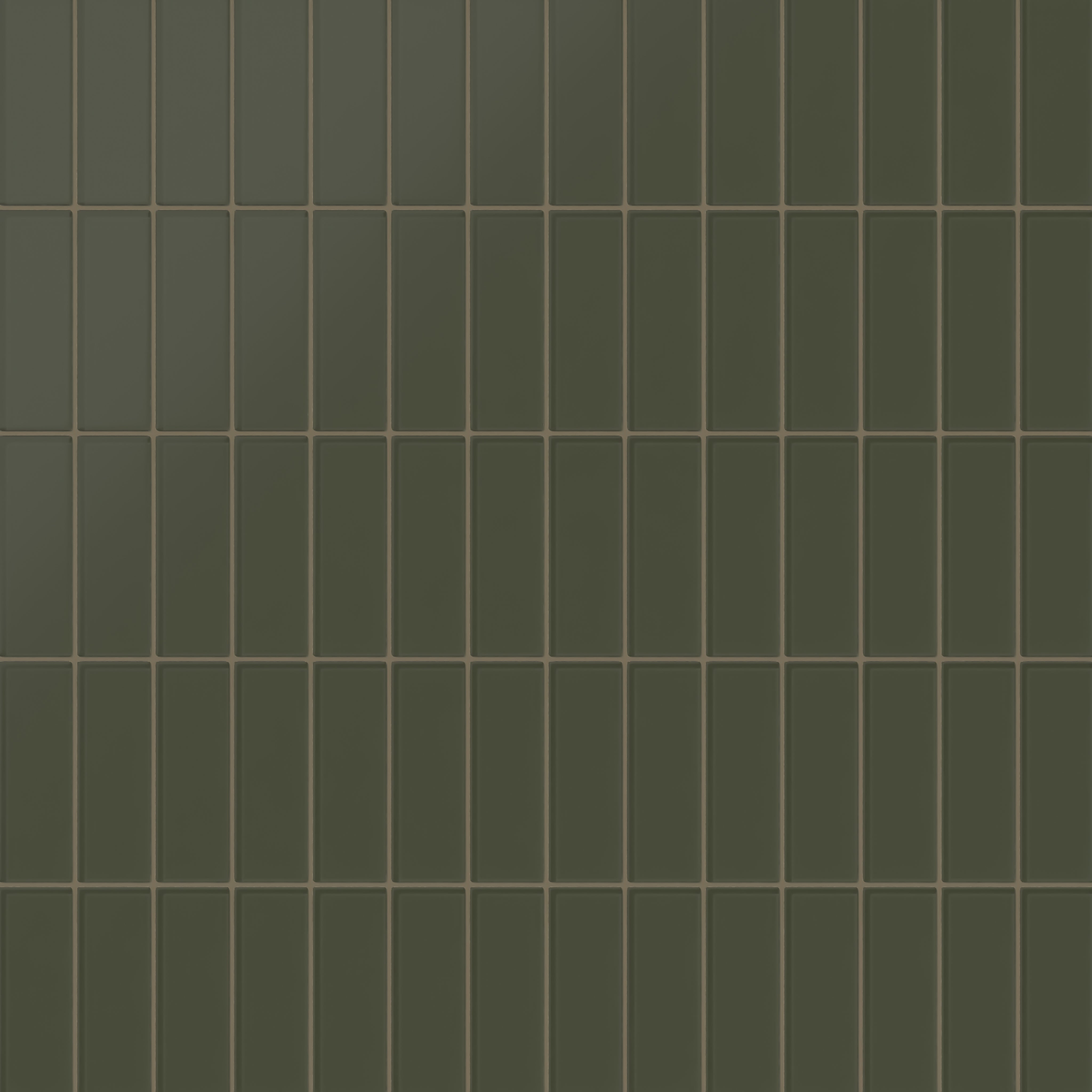 2x6 Glass Tile in Roadrunner Matte