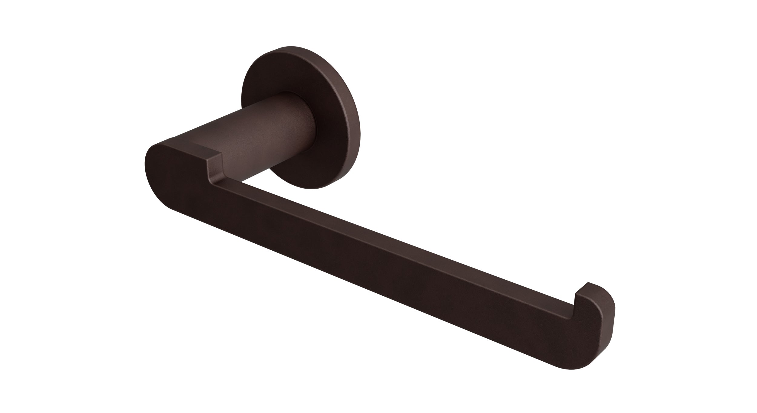 Foundry Single Post Paper Holder in Architectural Copper