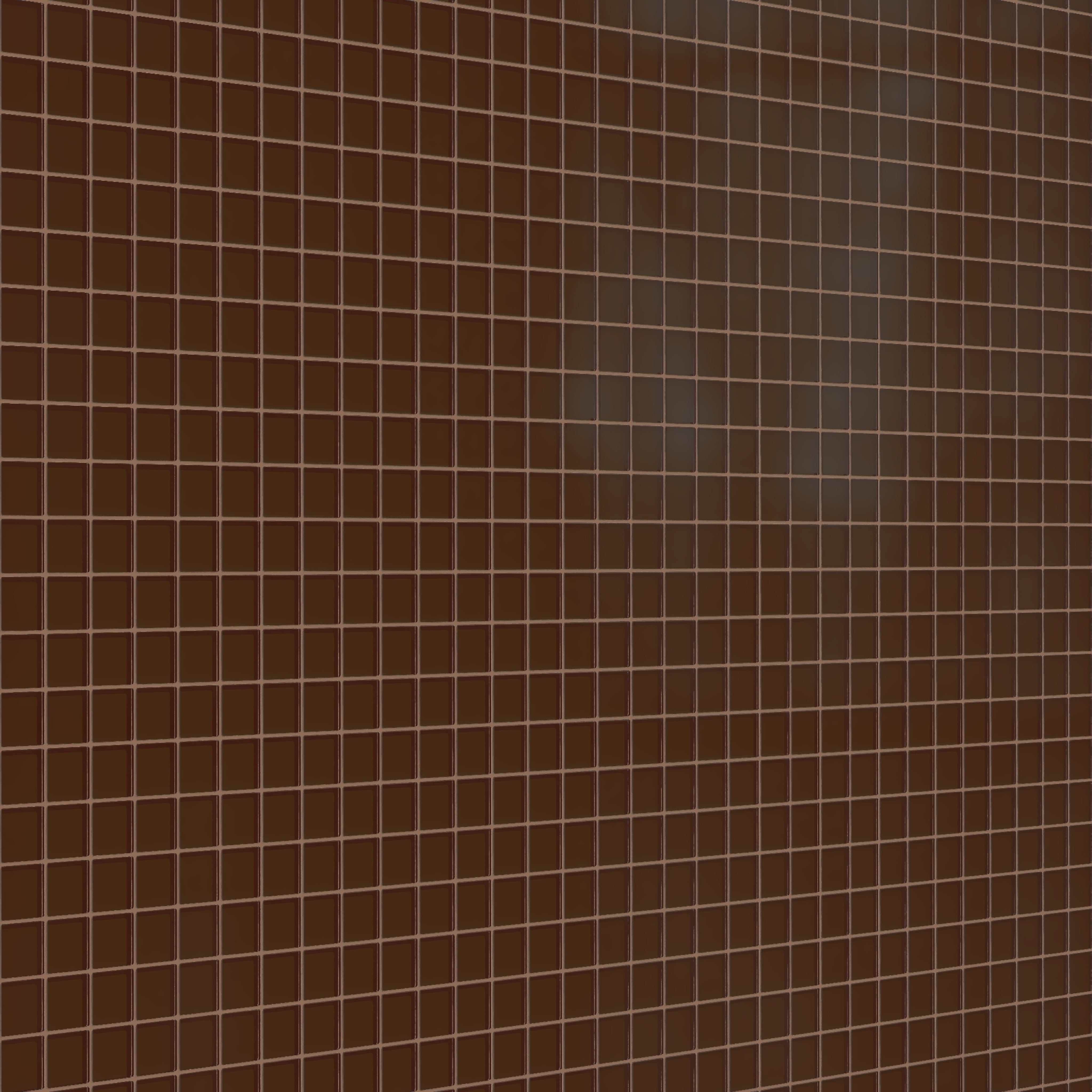 2x2 Straight Set Sheeted Glass Mosaic Tile in Thrasher Matte