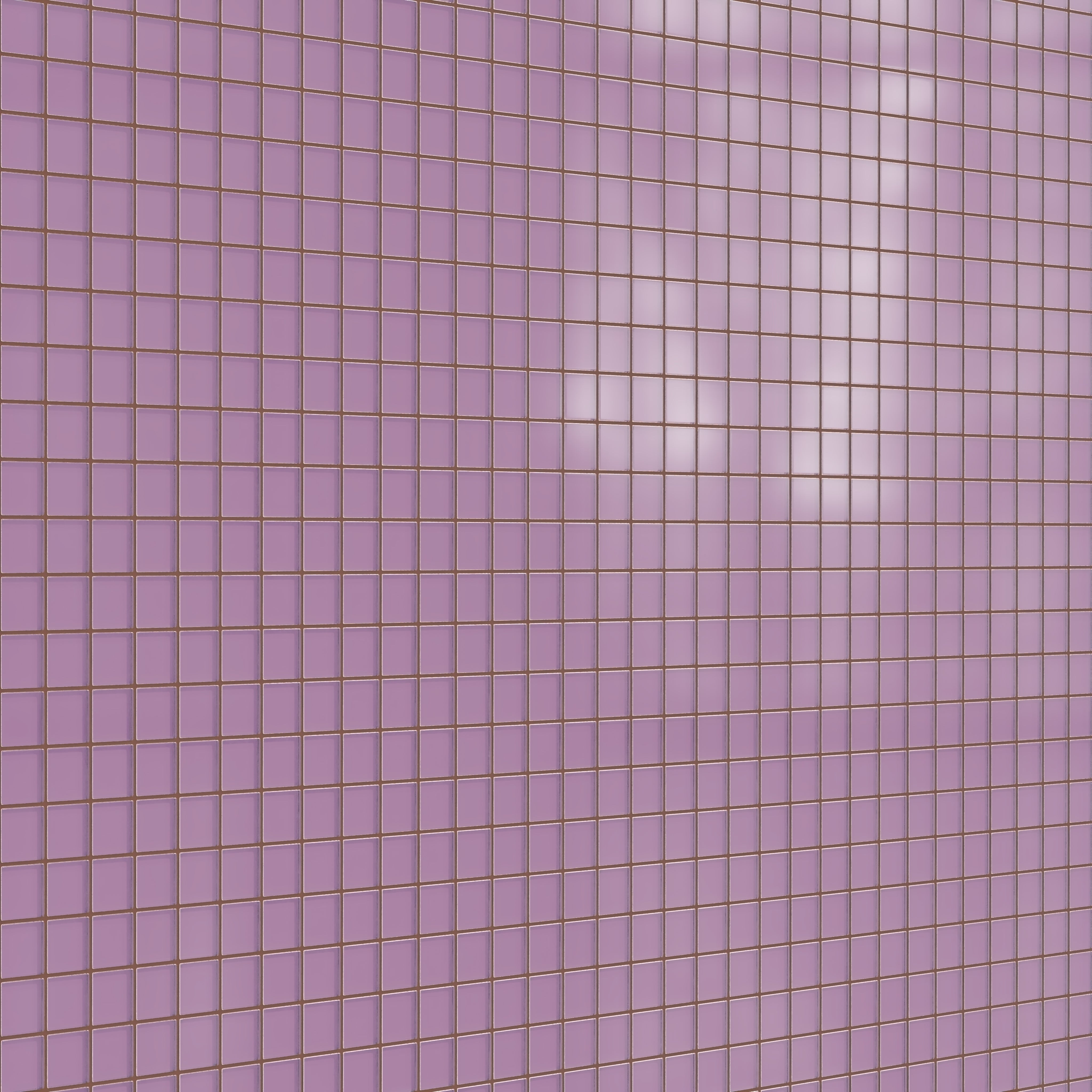 2x2 Straight Set Sheeted Glass Mosaic Tile in Waxbill Matte