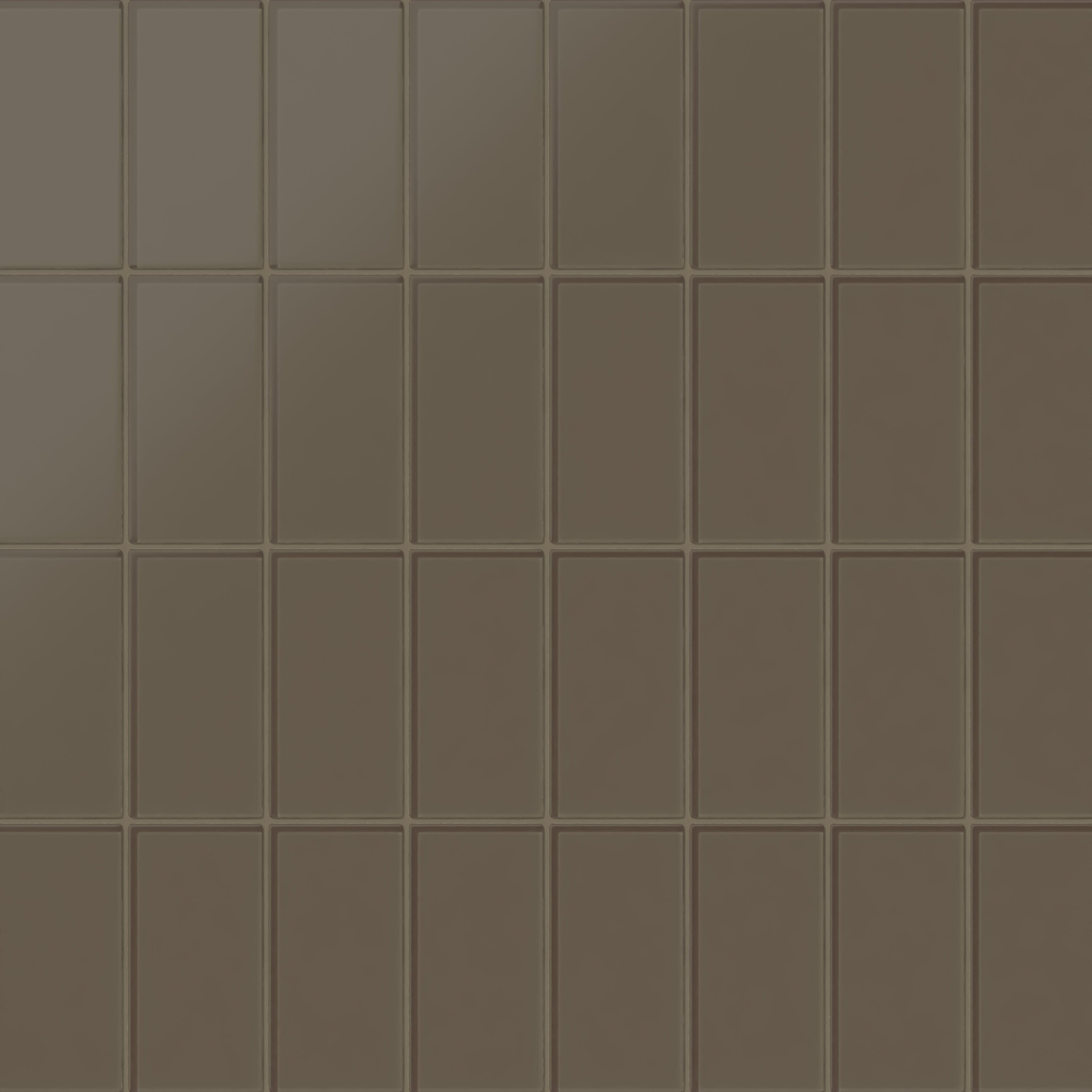 3x6 Glass Tile in Albatross Matte