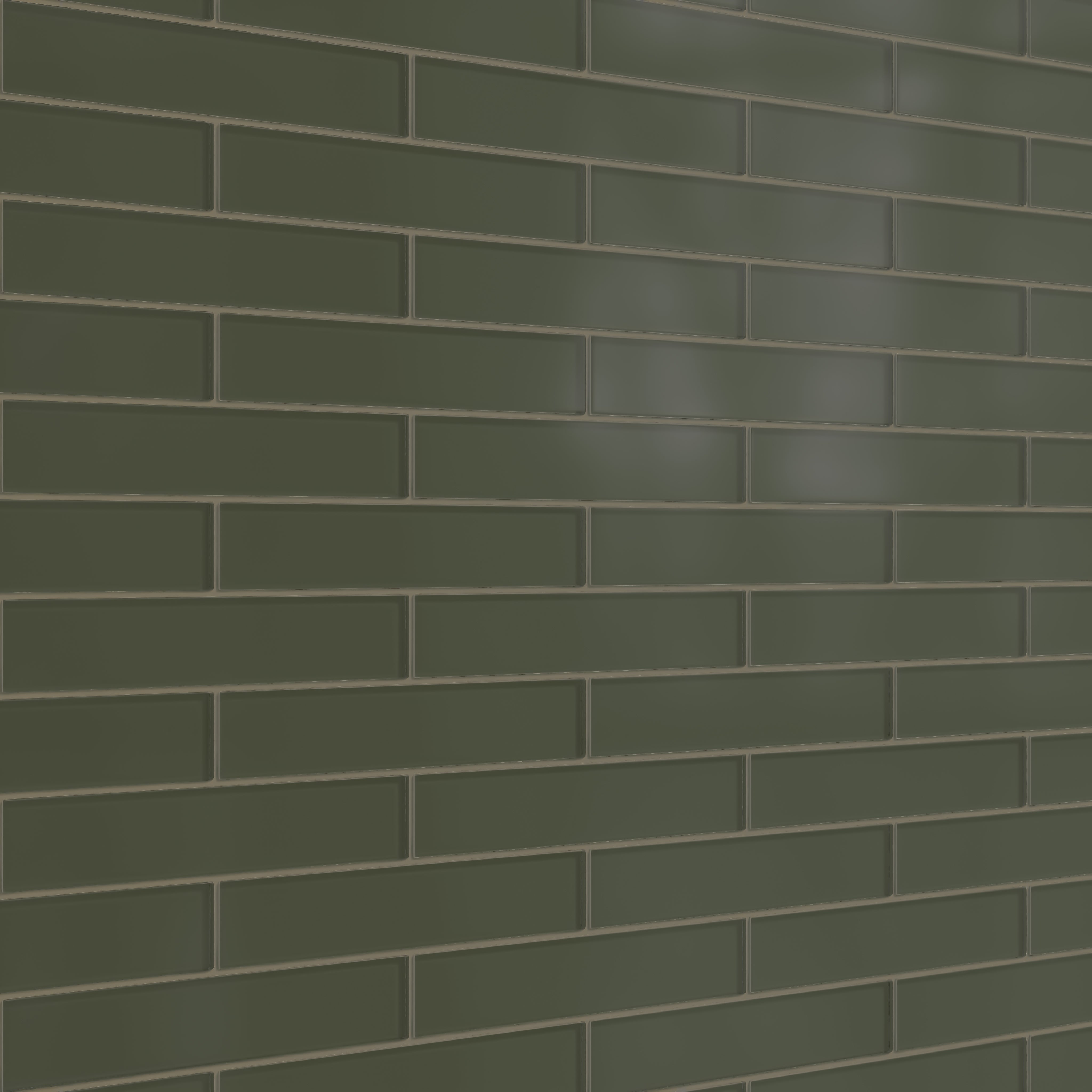 2x12 Glass Tile in Roadrunner Matte