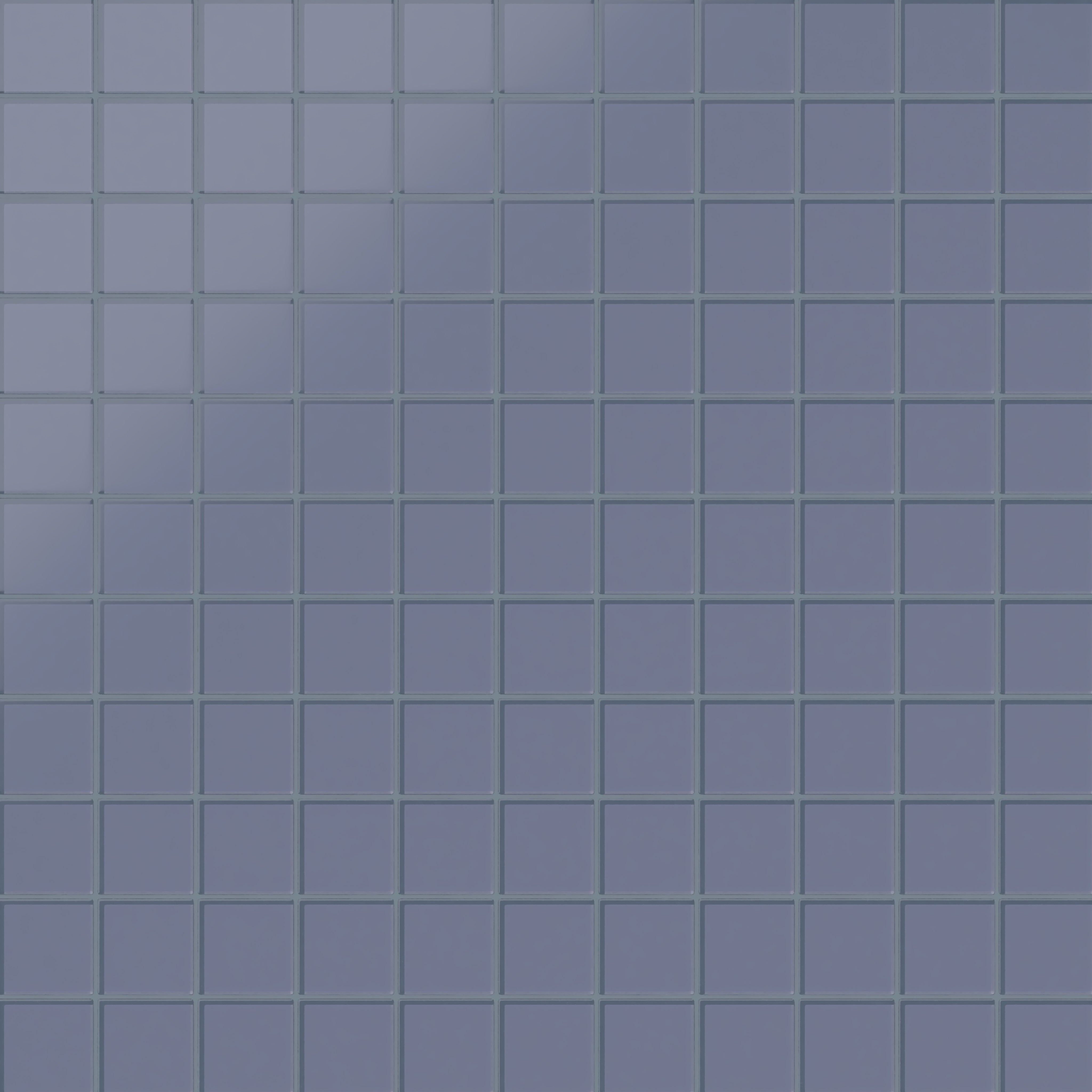 3x3 Straight Set Sheeted Glass Mosaic Tile in Nuthatch Matte