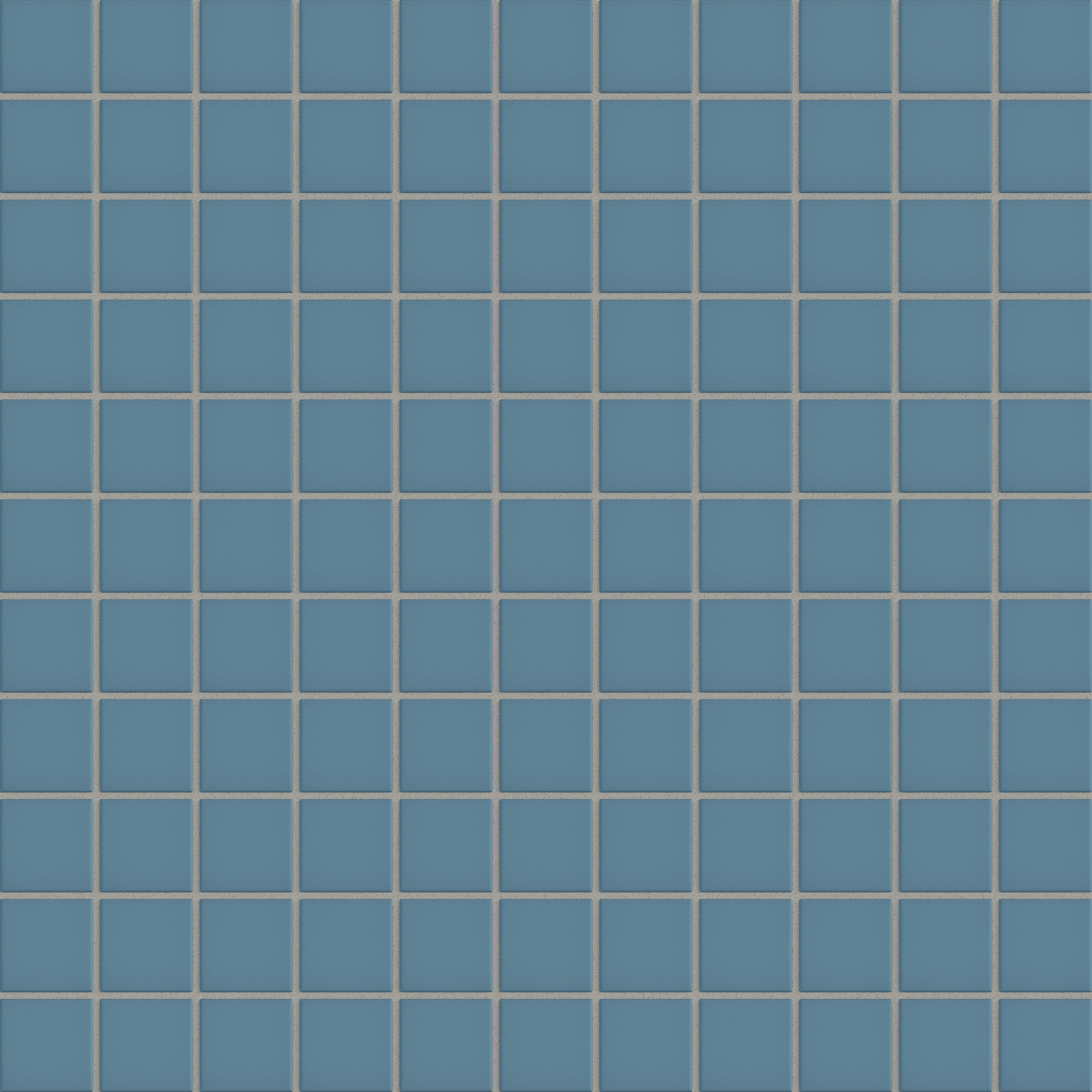 2x2 Straight Set Sheeted Natural Press Ceramic Mosaic Tile in Azurite Matte