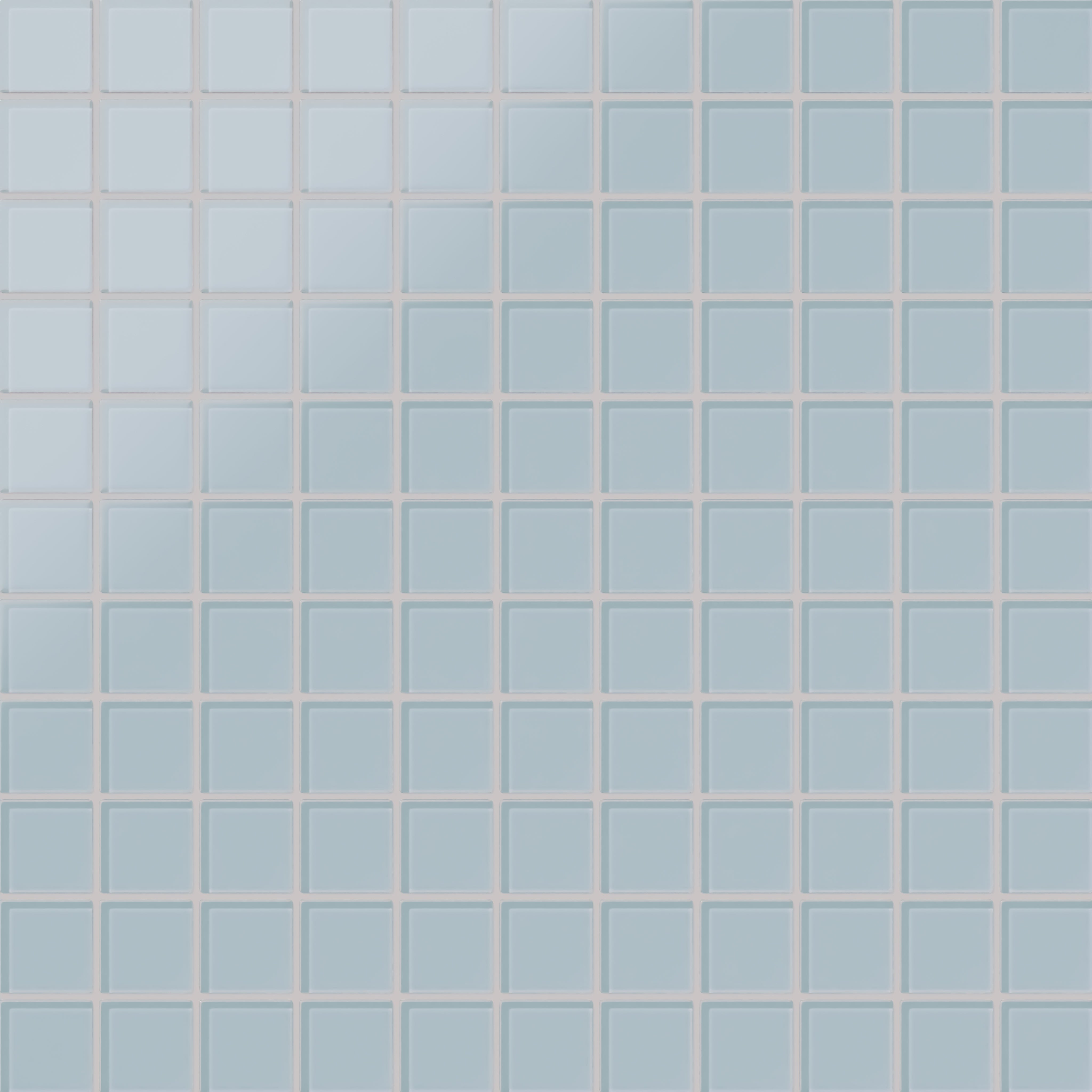 2x2 Straight Set Sheeted Glass Mosaic Tile in Partridge Matte