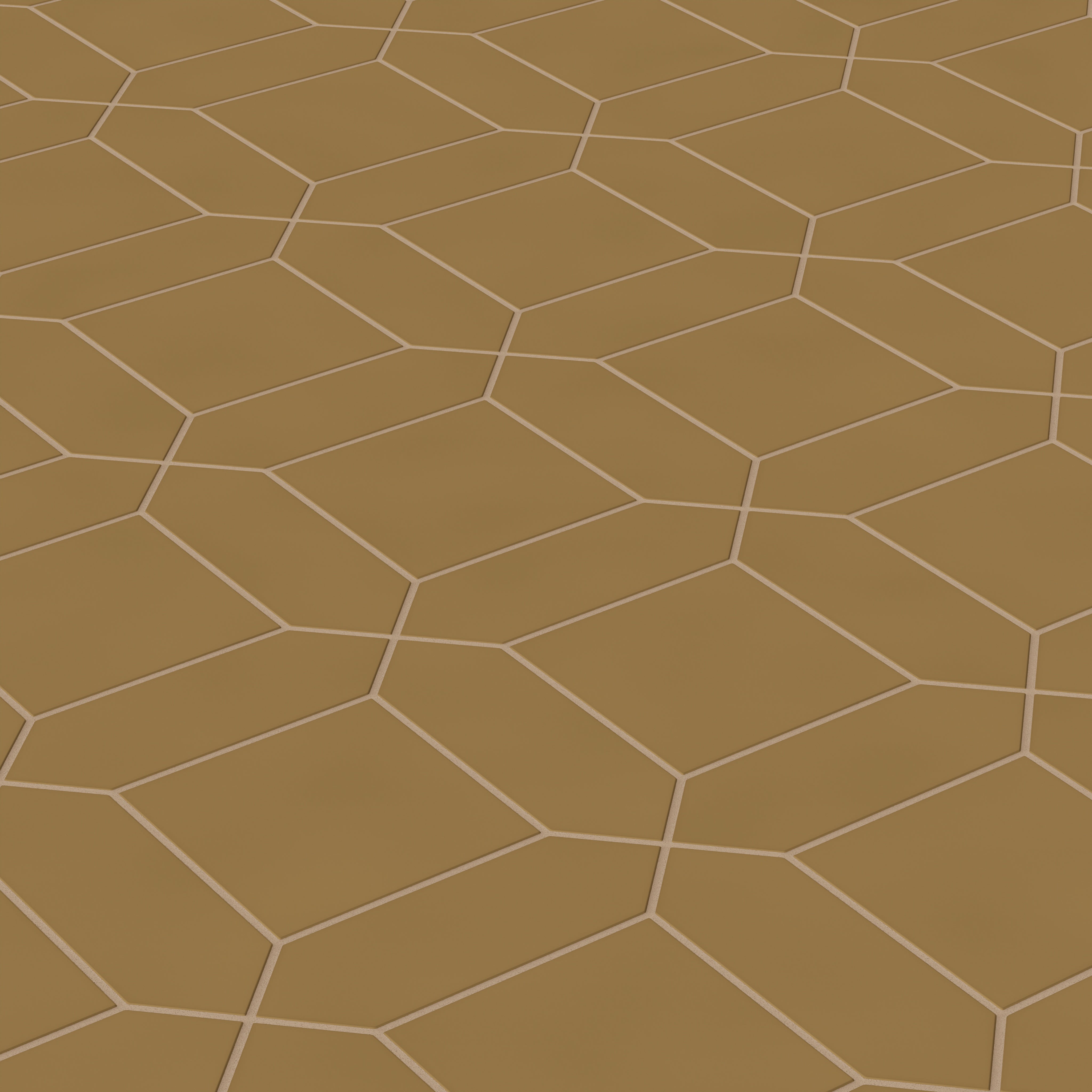 Atrium Original Ceramic Tile in Chaparral Matte