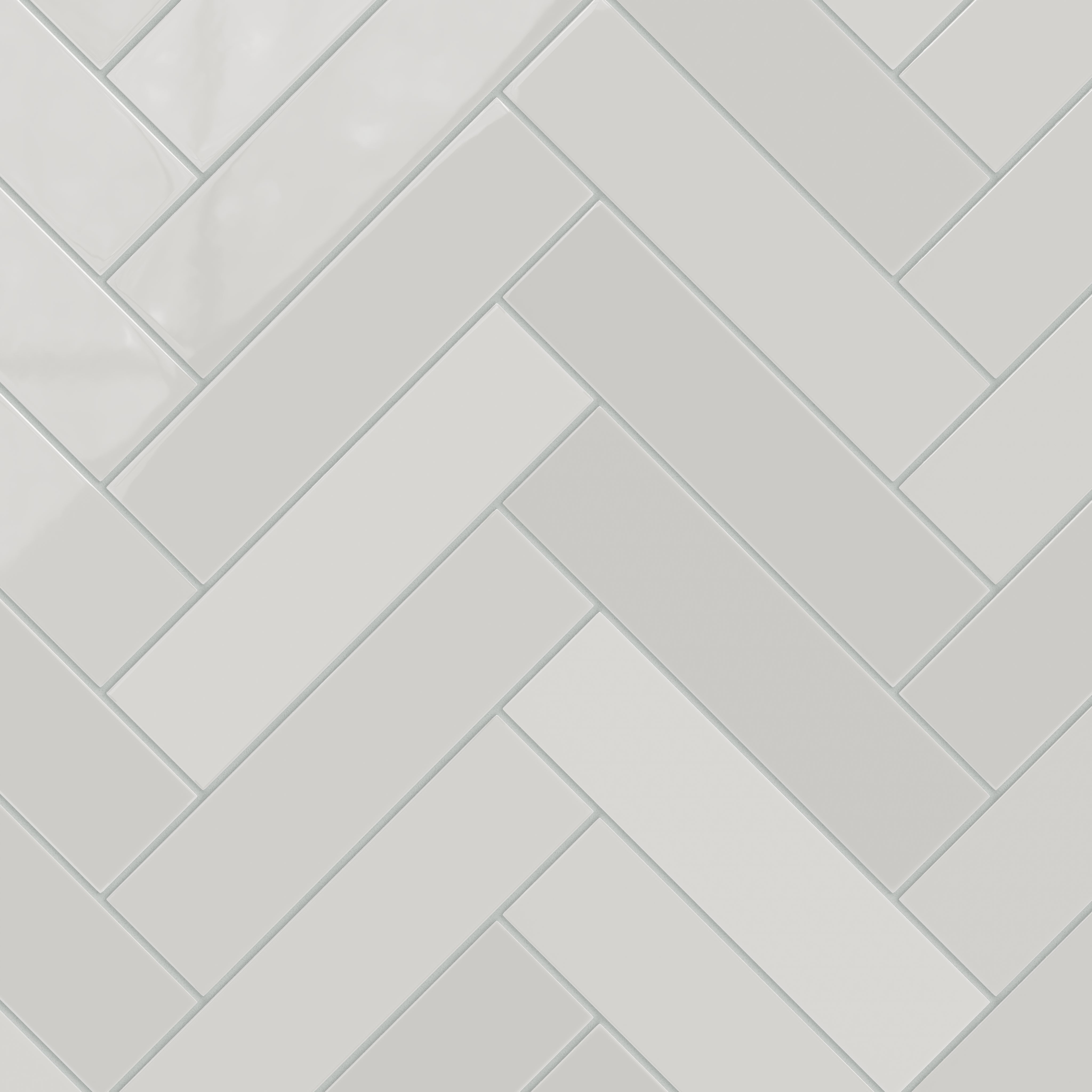 3x12 Natural Press Ceramic Tile in Cloud Cover Gloss