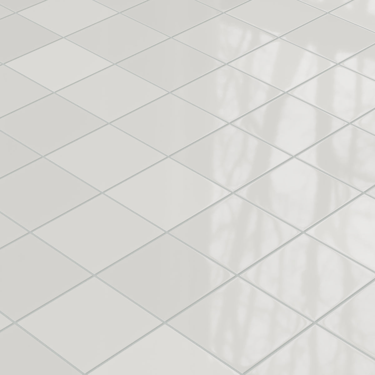 6x6 Natural Press Ceramic Tile in Cloud Cover Gloss