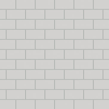 2x4 Half Offset Sheeted Natural Press Ceramic Mosaic Tile in Cloud Cover Matte