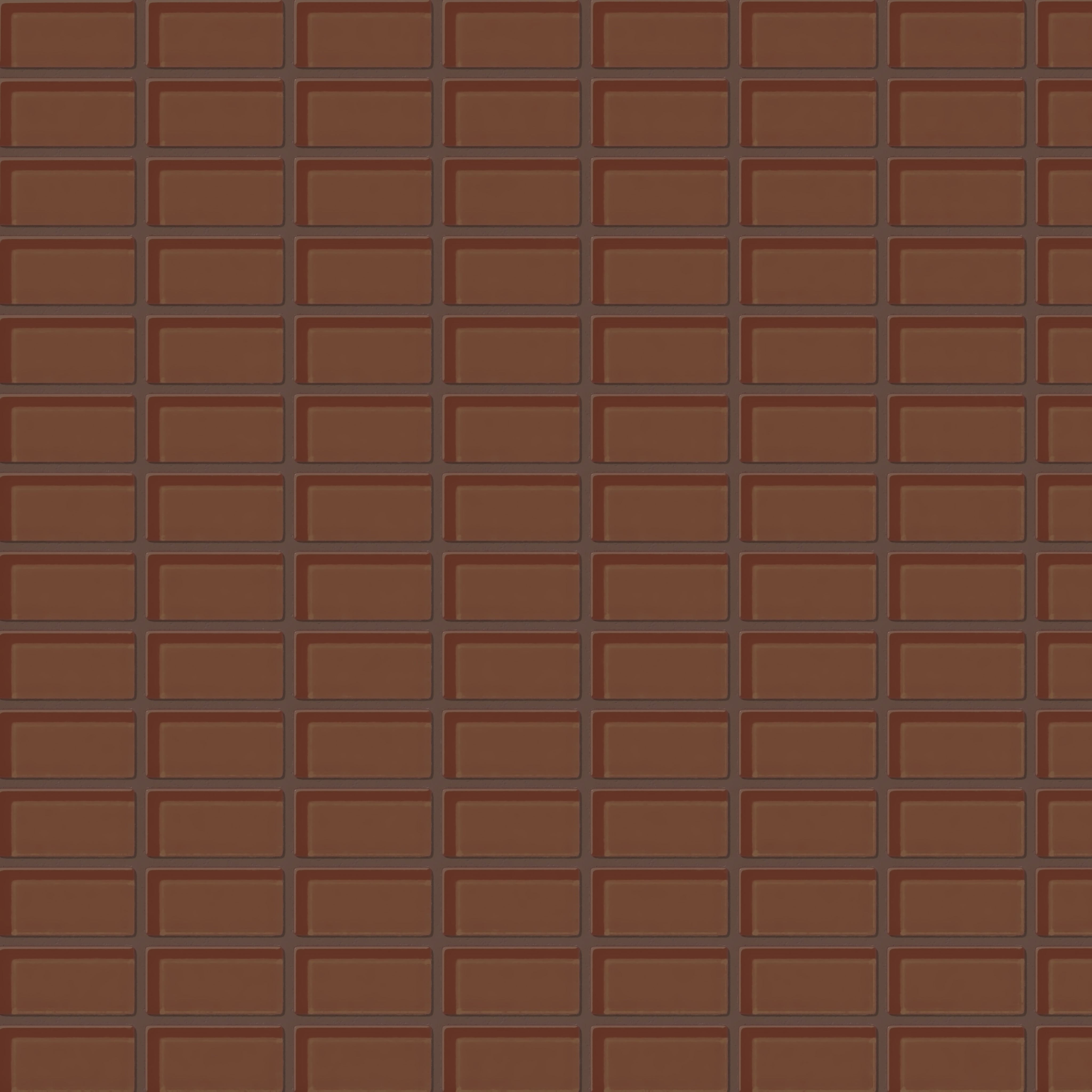 1x2 Straight Set Sheeted Glass Mosaic Tile in Kestrel Gloss