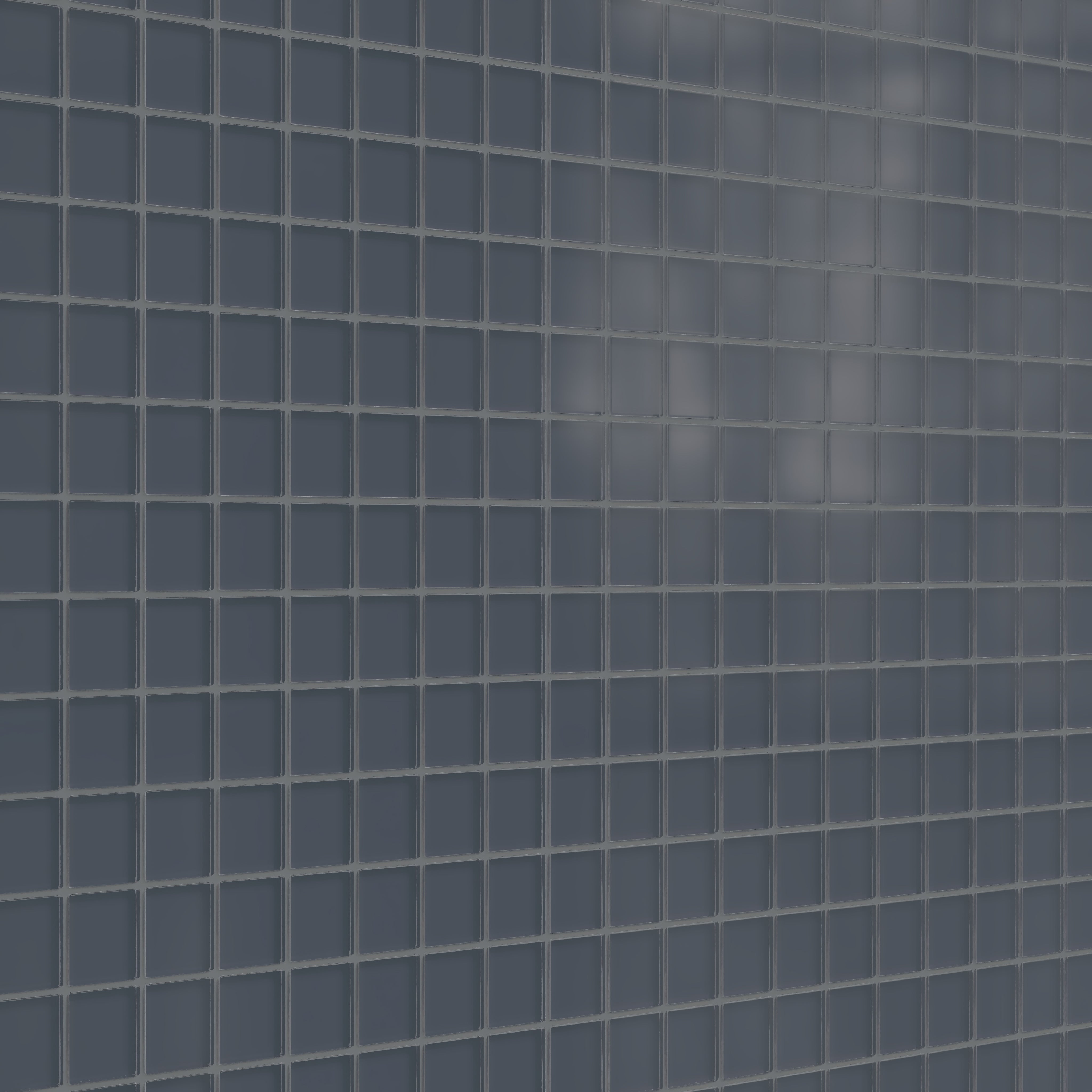 2x2 Straight Set Sheeted Glass Mosaic Tile in Junco Matte