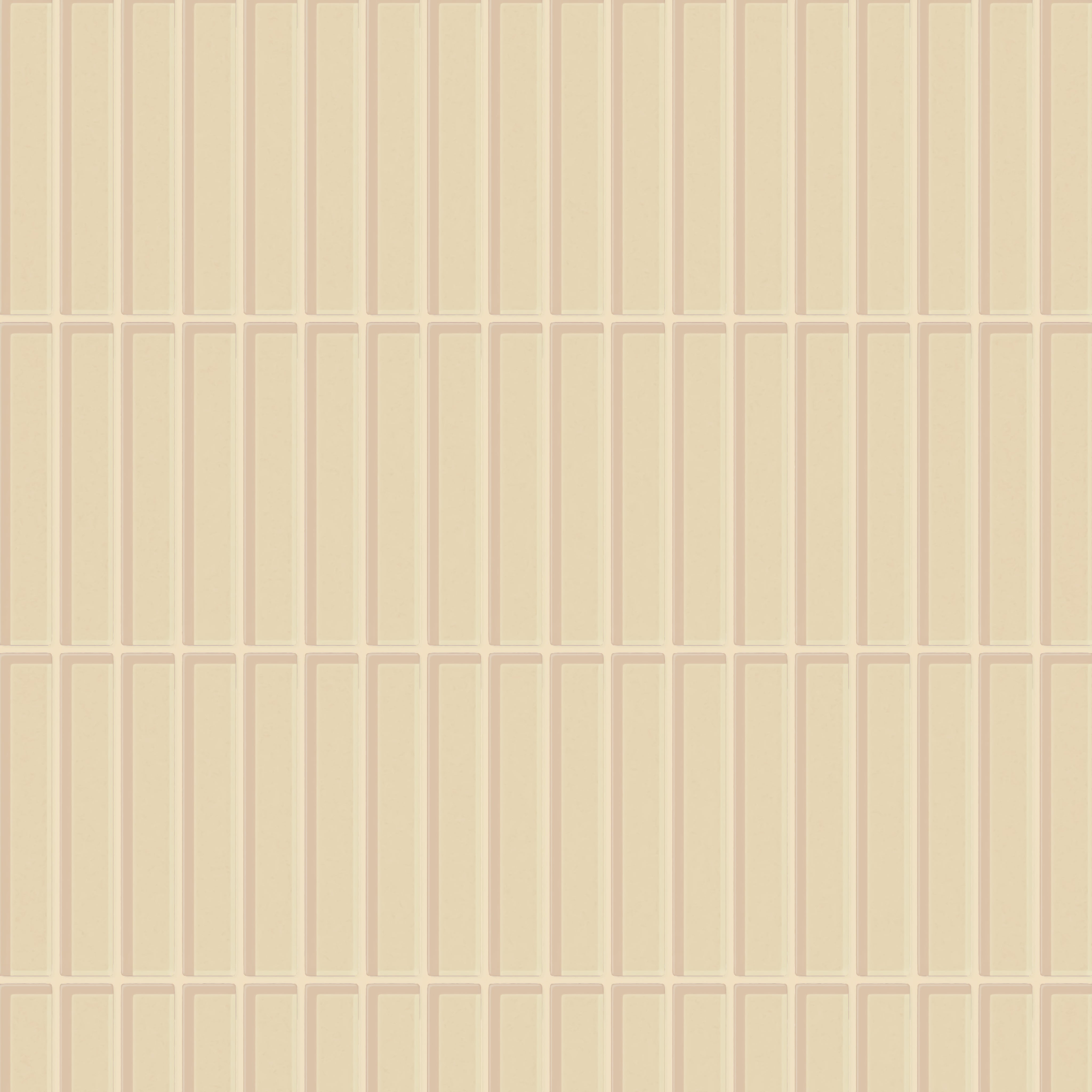 1x6 Straight Set Sheeted Glass Mosaic Tile in Chickadee Gloss