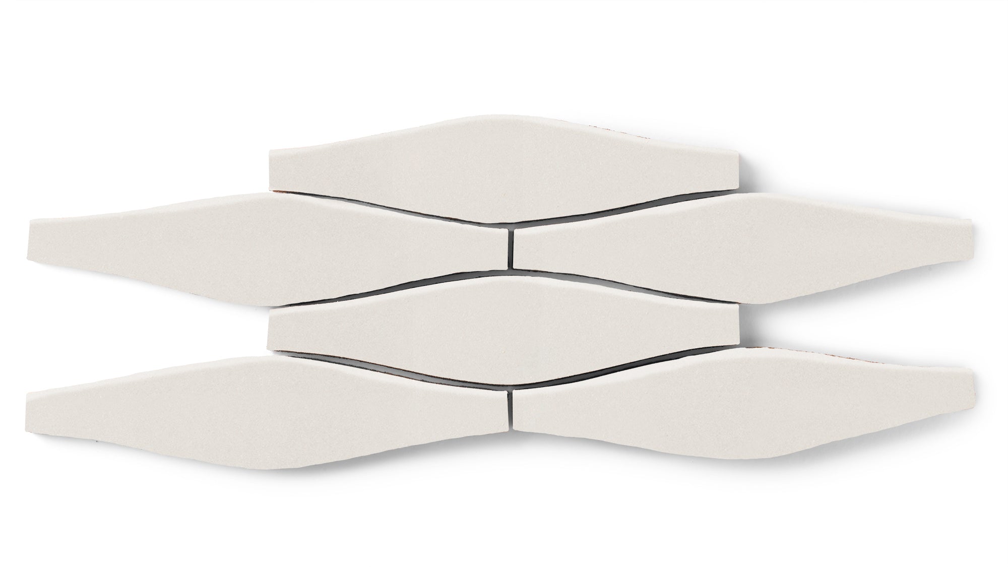 Wave Original Ceramic Tile in Feldspar Matte