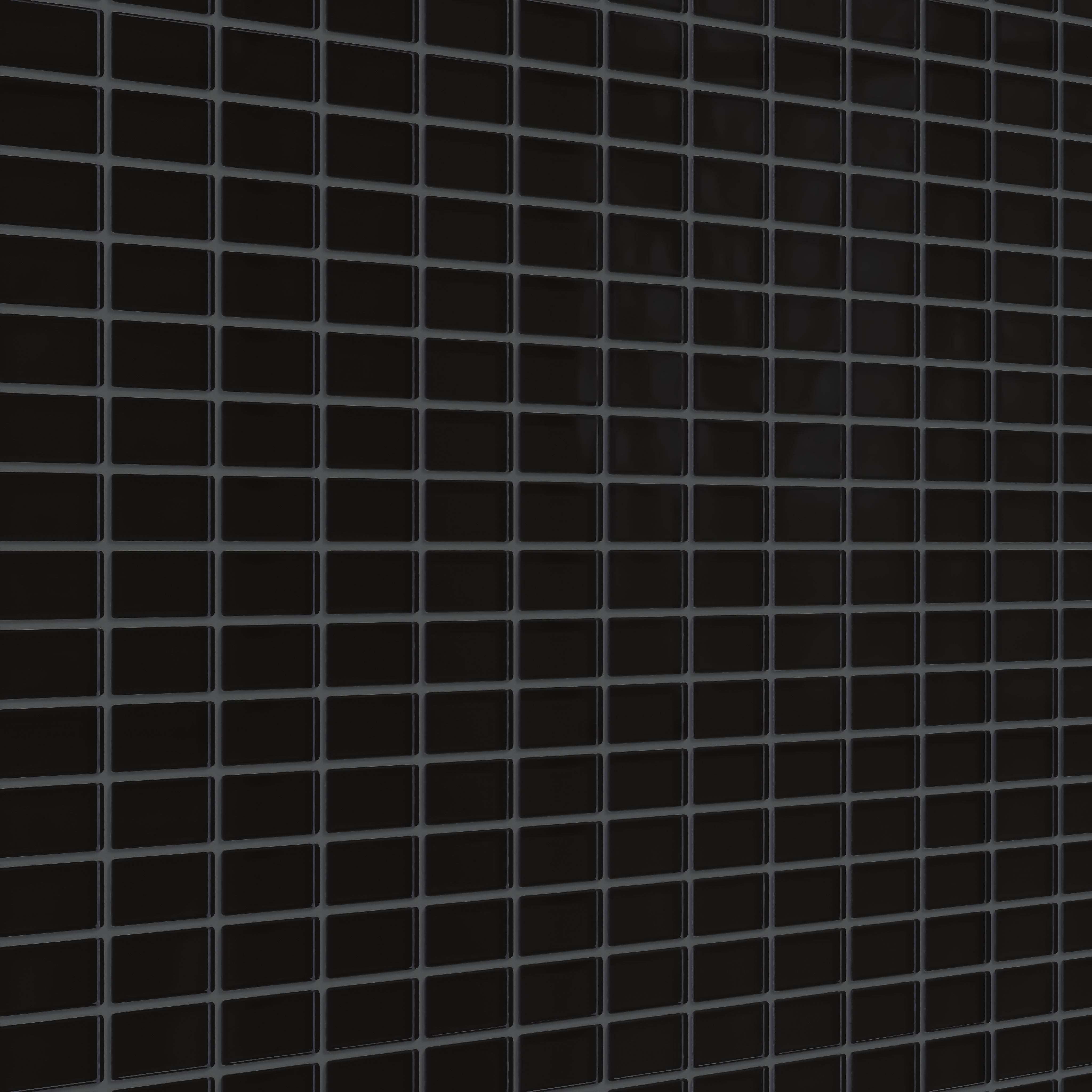 1x2 Straight Set Sheeted Glass Mosaic Tile in Condor Gloss