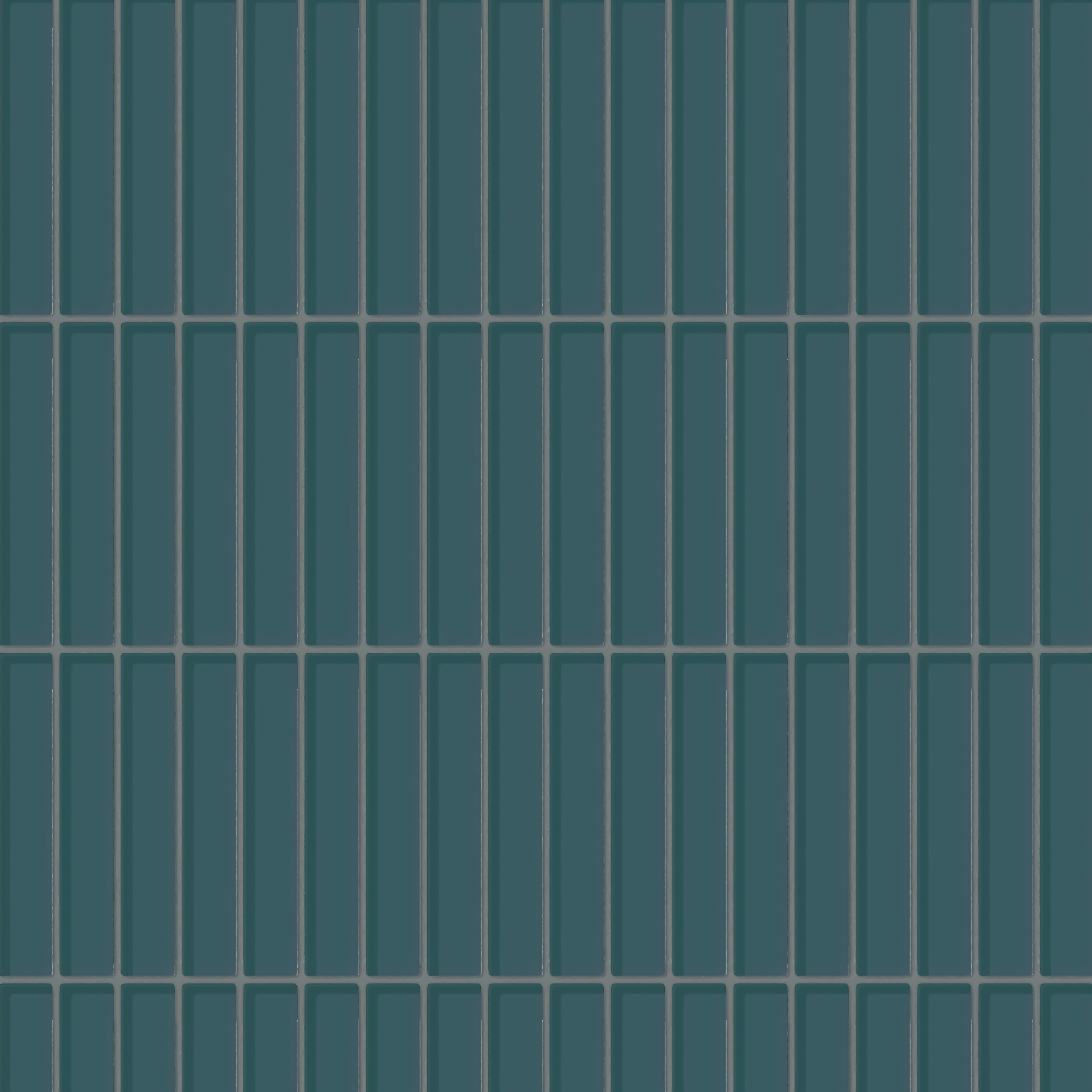 1x6 Straight Set Sheeted Glass Mosaic Tile in Magpie Gloss