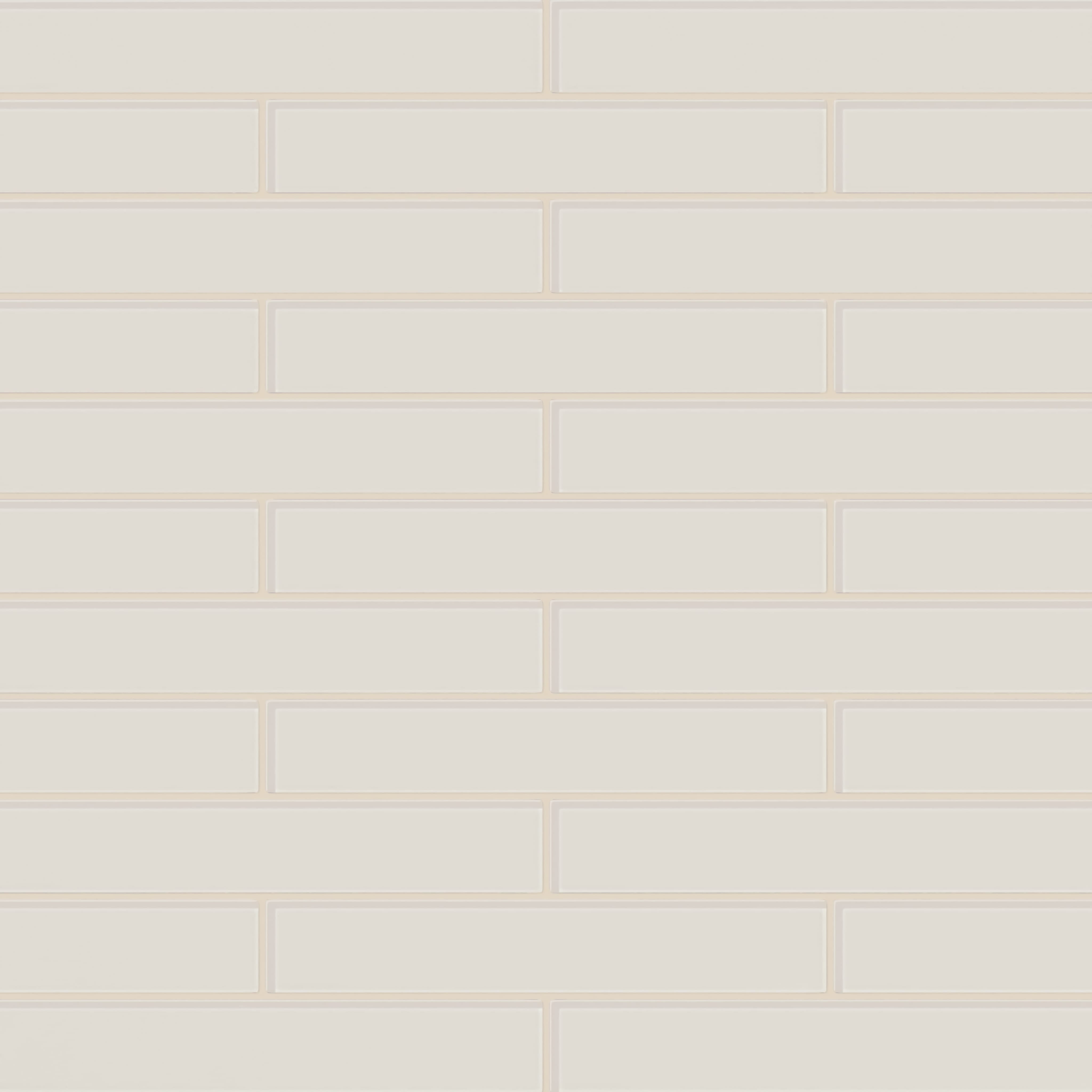 Factory Sale 2x12 Glass Tile in Dove Gloss