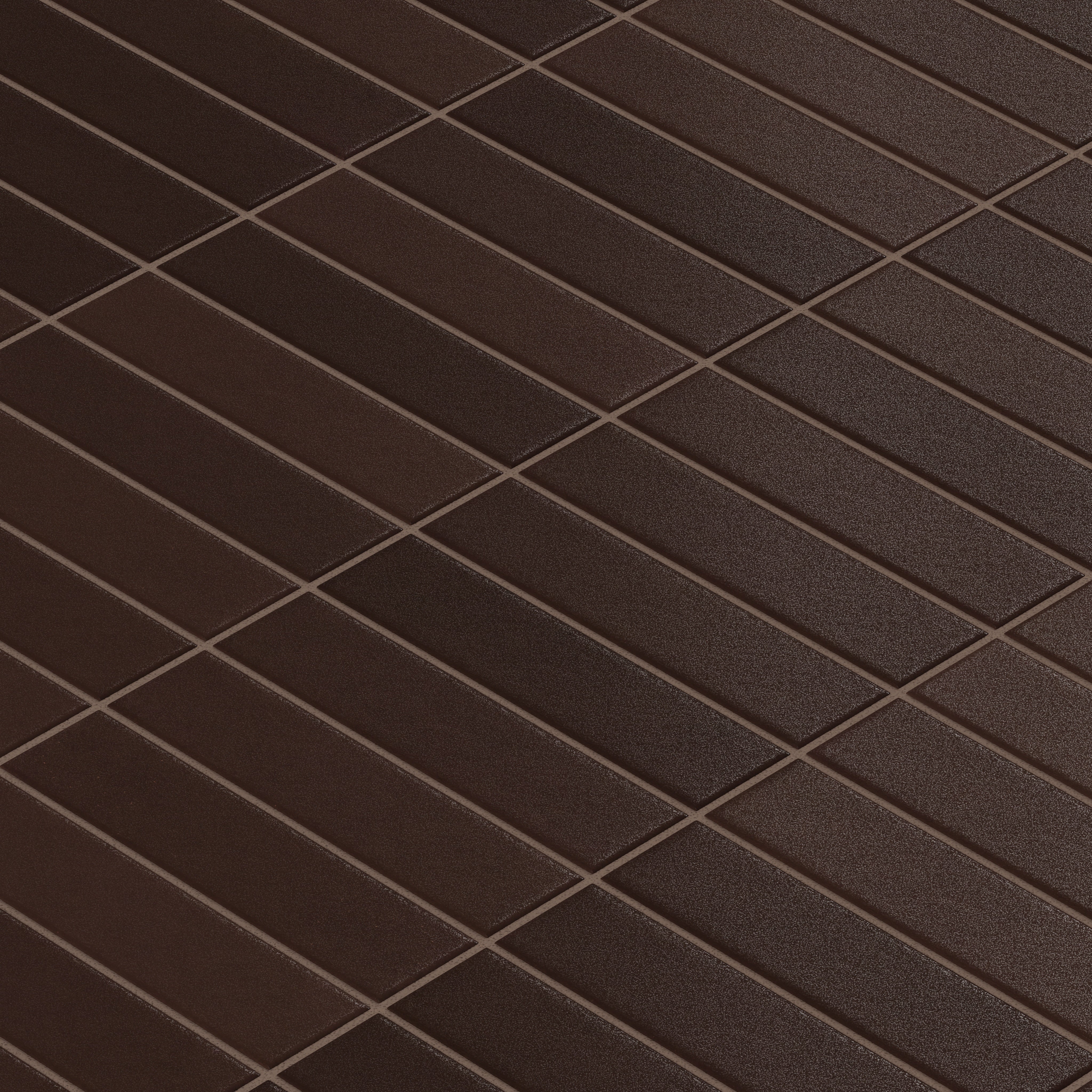 2x8 Original Ceramic Tile in Burnt Umber
