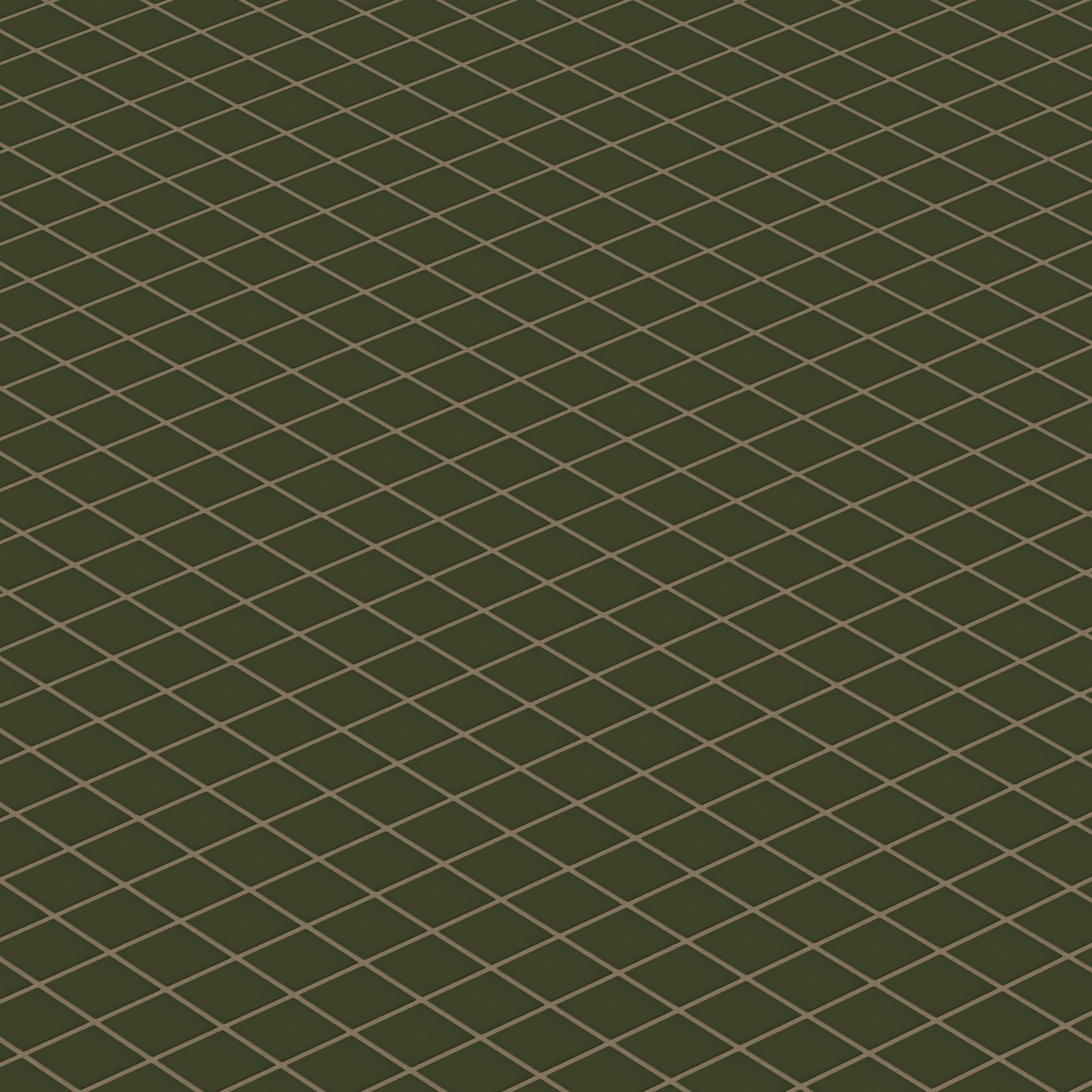 2x2 Straight Set Sheeted Natural Press Ceramic Mosaic Tile in Green Apatite Matte