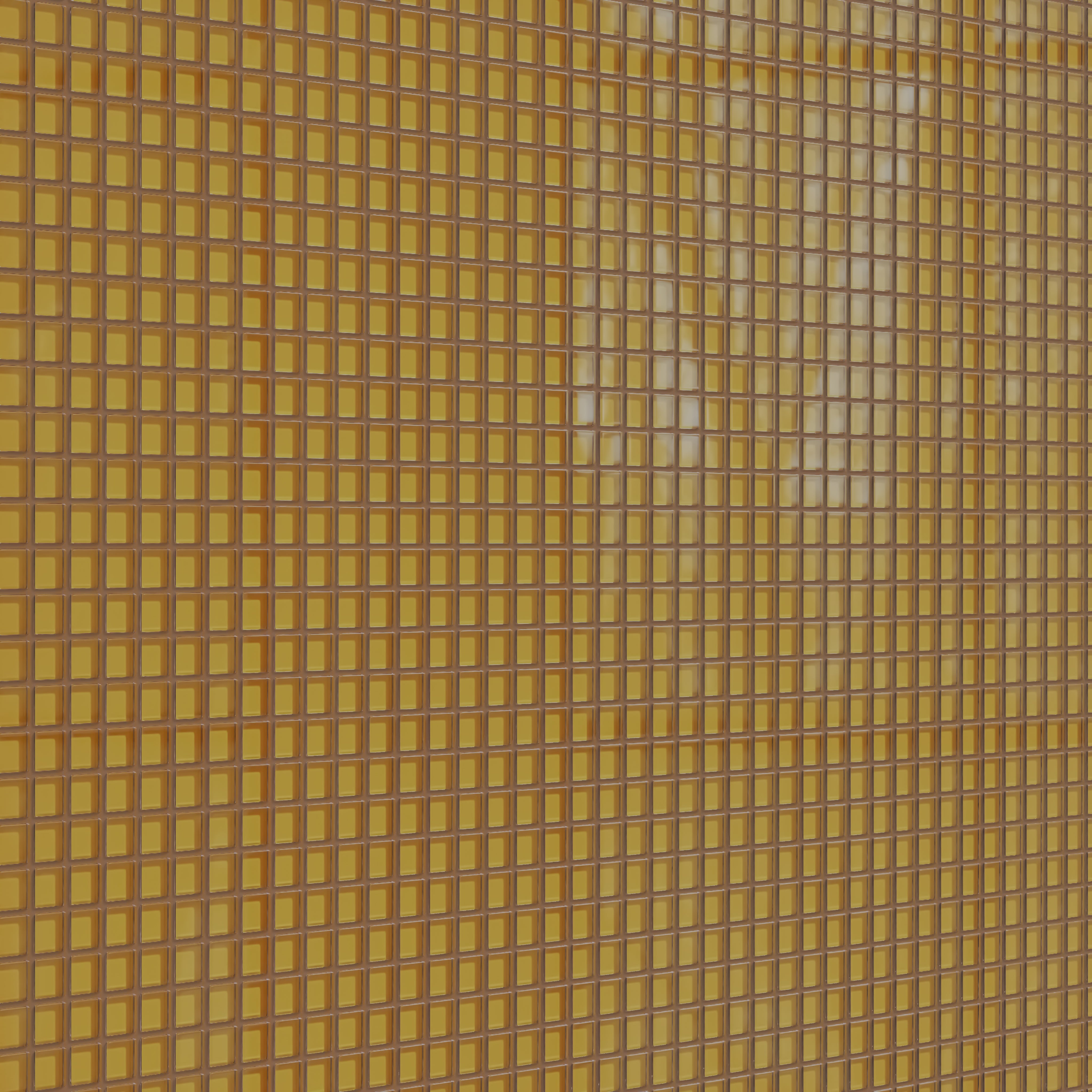 1x1 Straight Set Sheeted Glass Mosaic Tile in Falcon Gloss