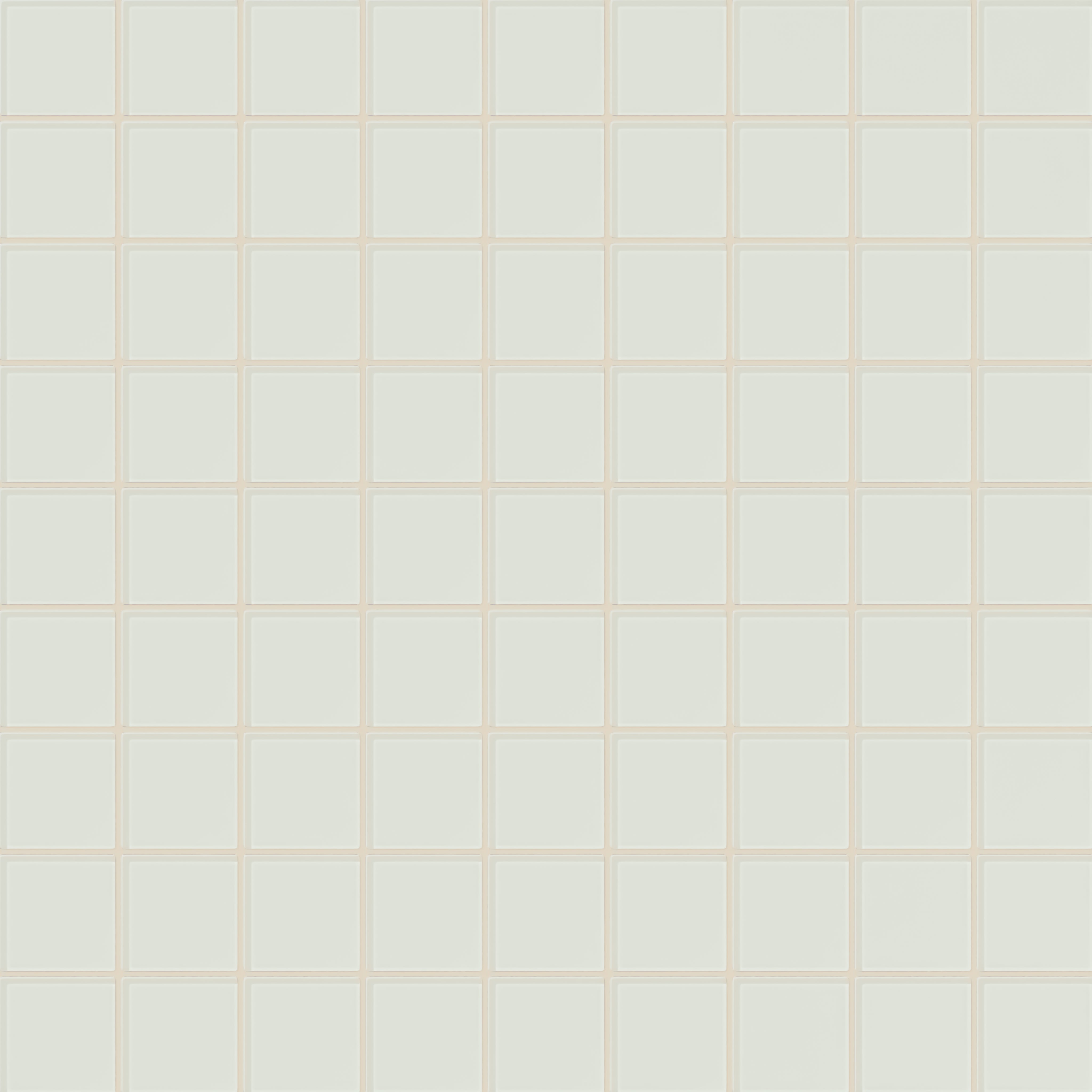 3x3 Straight Set Sheeted Glass Mosaic Tile in Flycatcher Gloss