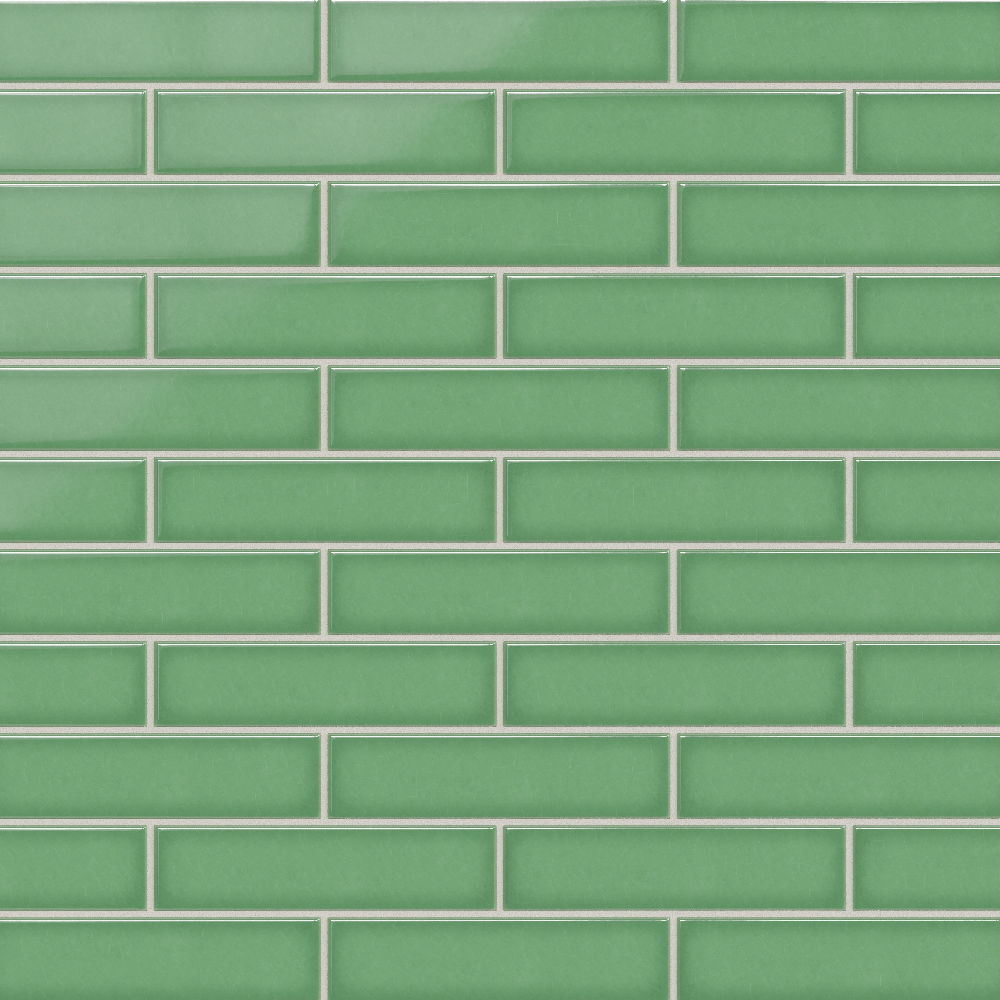 2x8 Original Ceramic Tile in Sea Green Gloss
