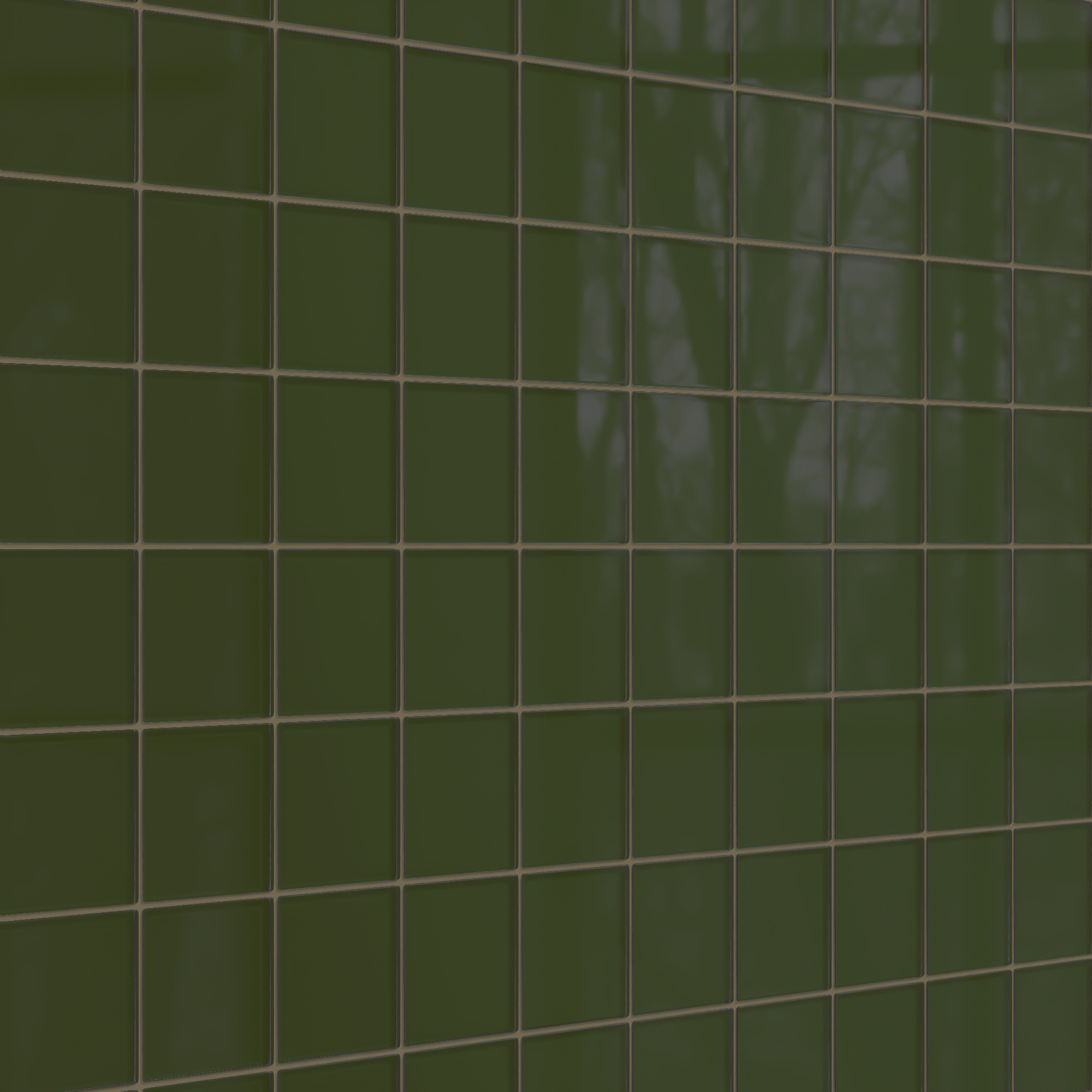 4x4 Glass Tile in Starling Gloss