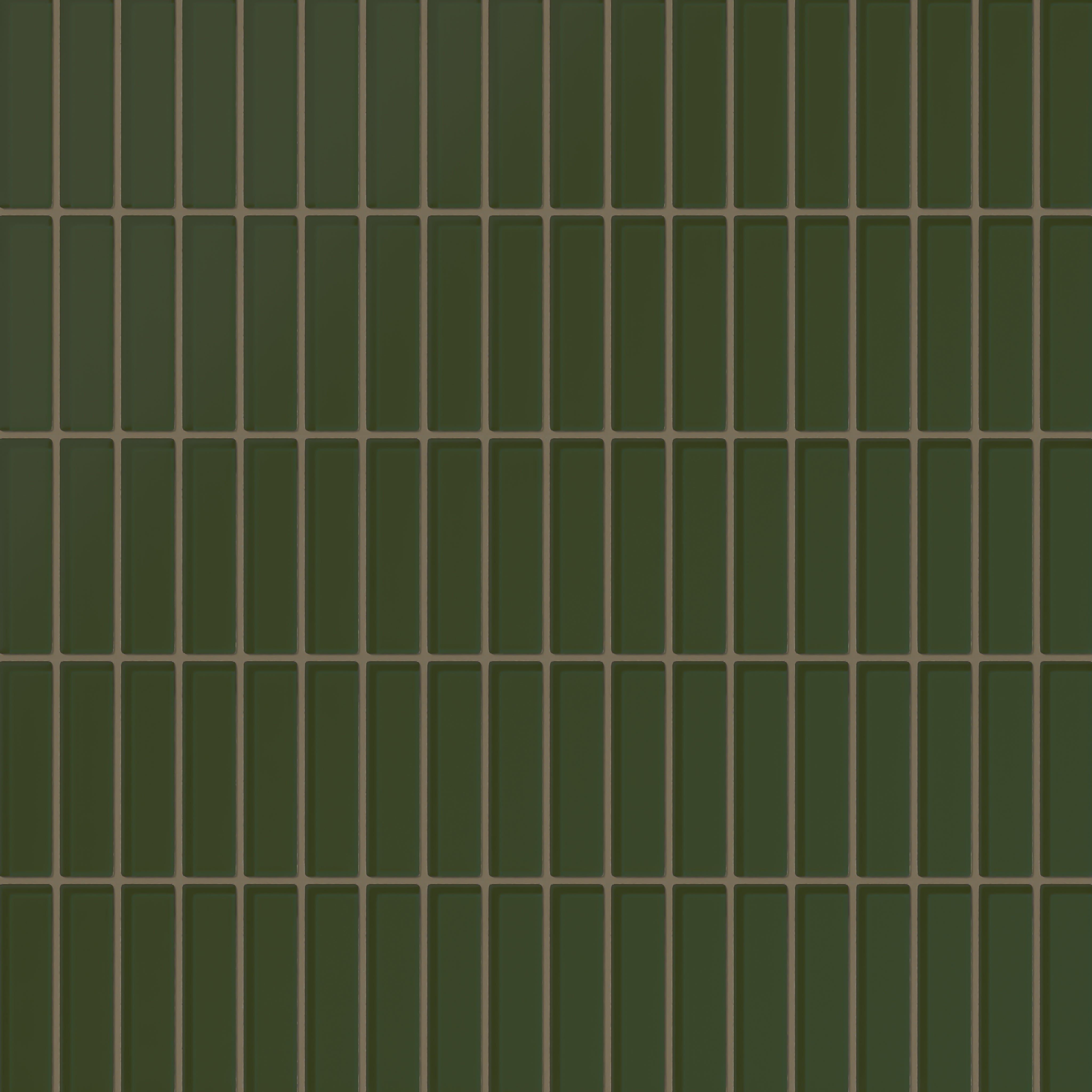 1x4 Straight Set Sheeted Glass Mosaic Tile in Starling Matte