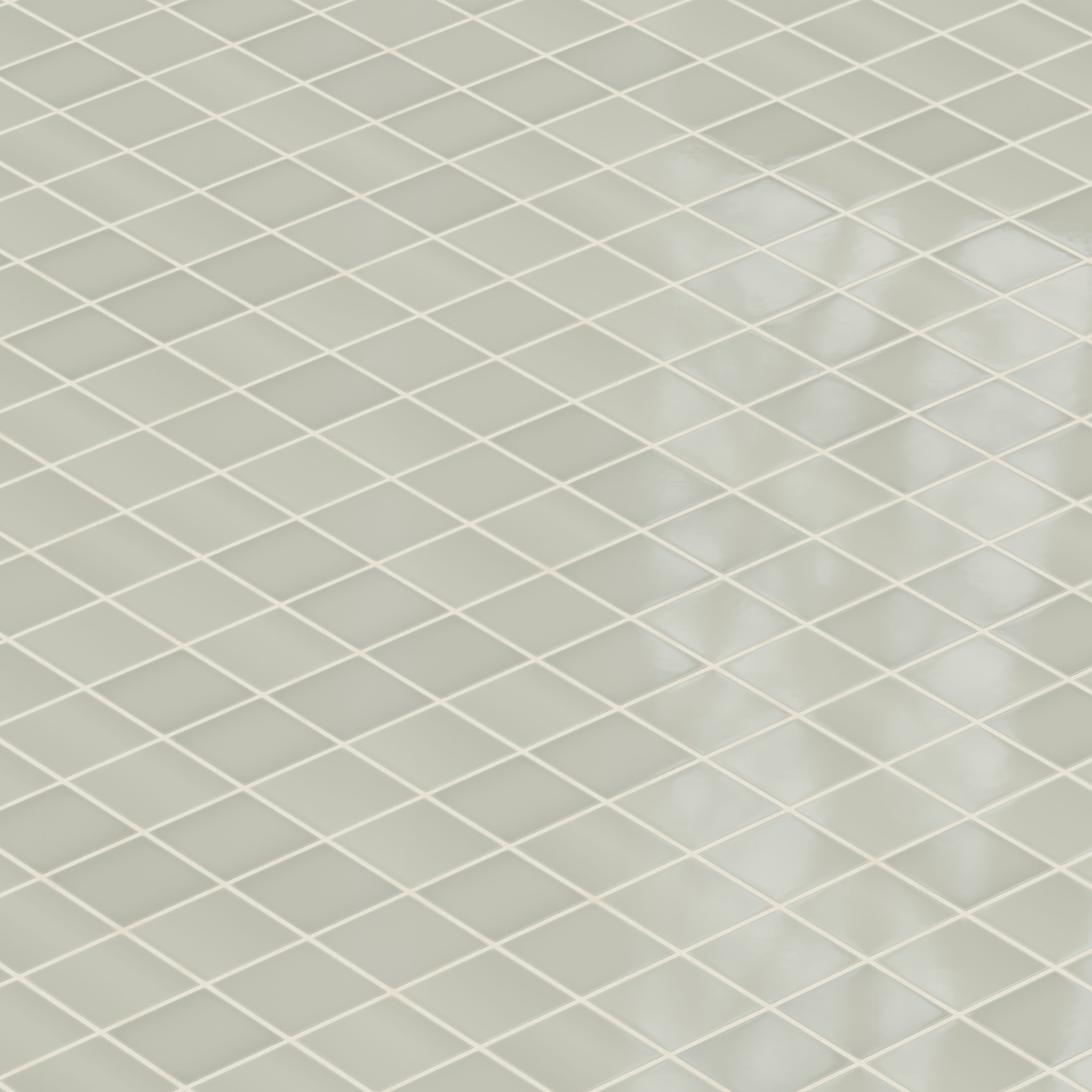 Quick Ship 3x3 Straight Set Sheeted Natural Press Ceramic Mosaic Tile in Manzanita Gloss
