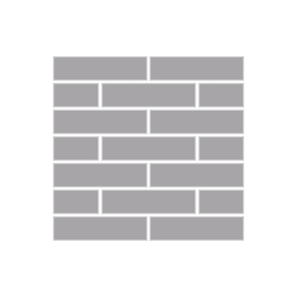 1x4 Half Offset Sheeted Original Ceramic Mosaic Tile in Thistle Matte