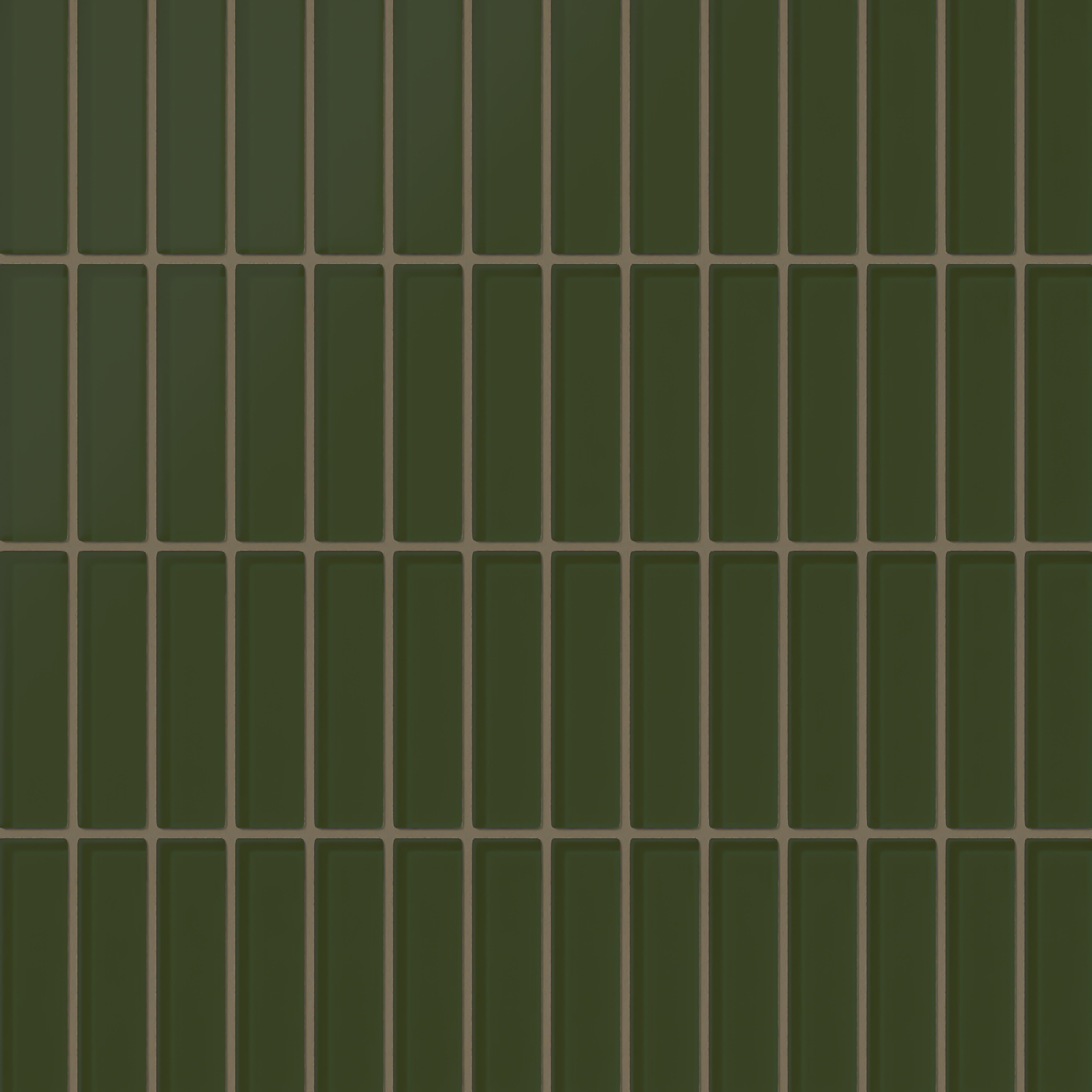 1x4 Straight Set Sheeted Glass Mosaic Tile in Starling Matte