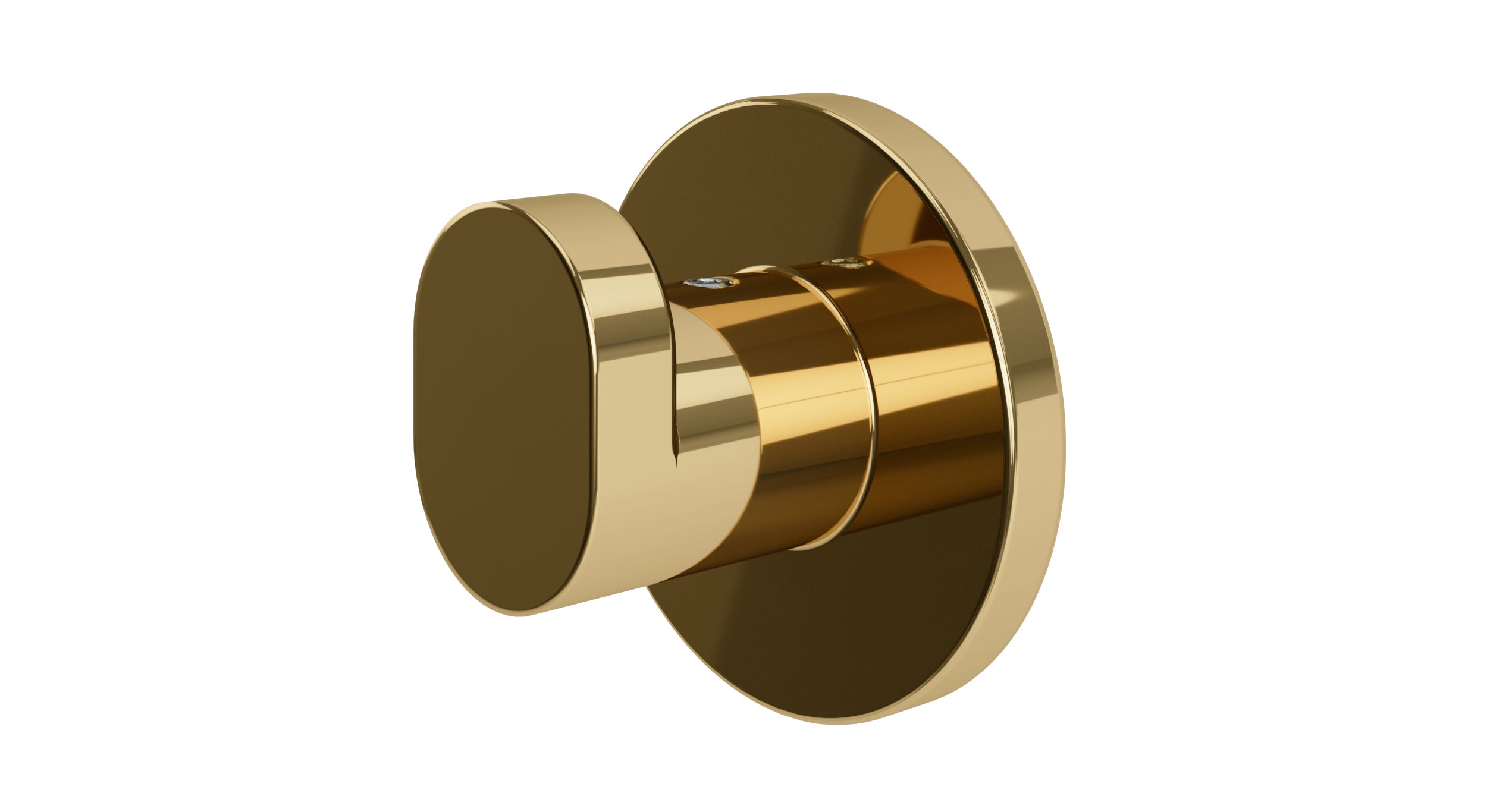 Foundry Robe Hook in Polished Brass