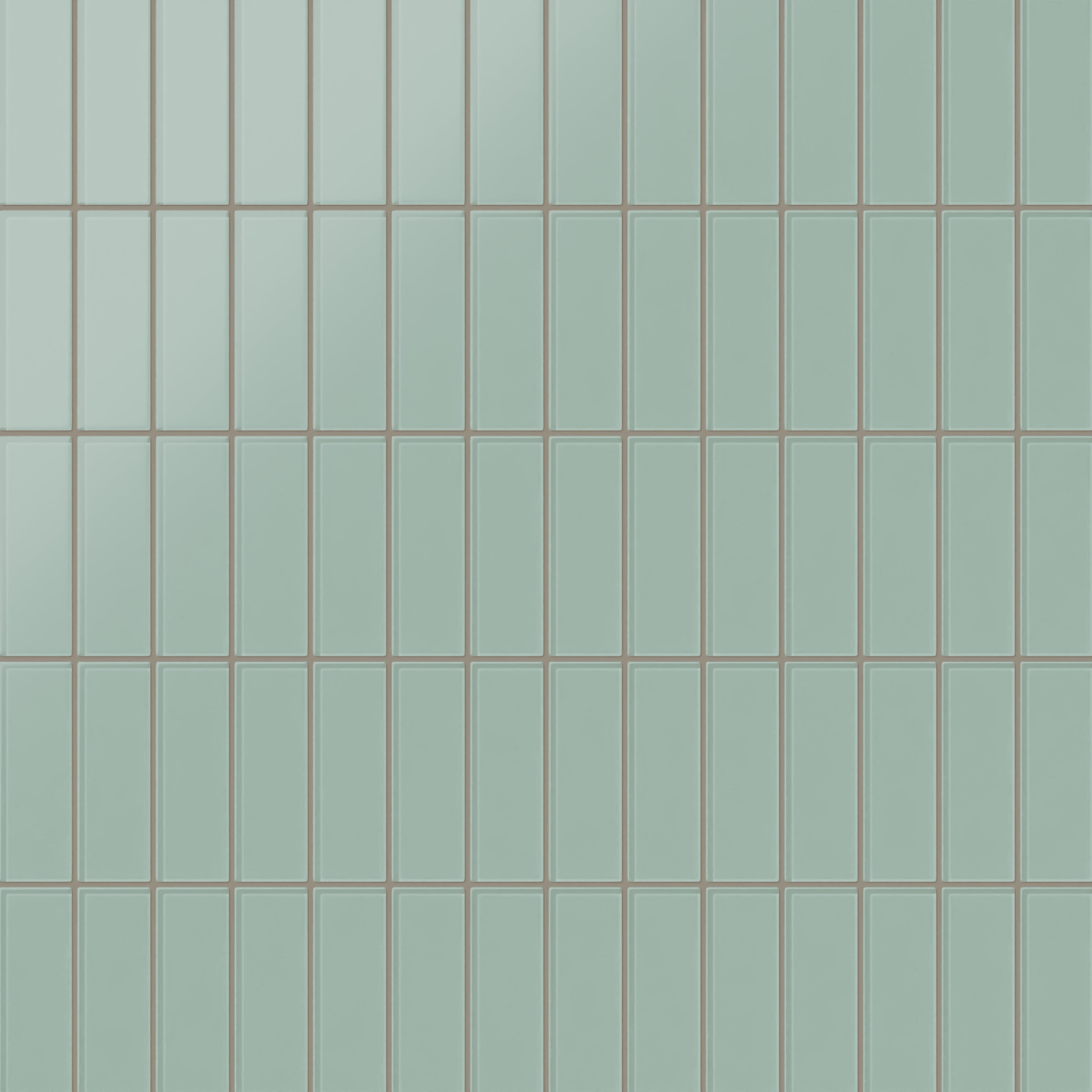 2x6 Glass Tile in Kingfisher Matte