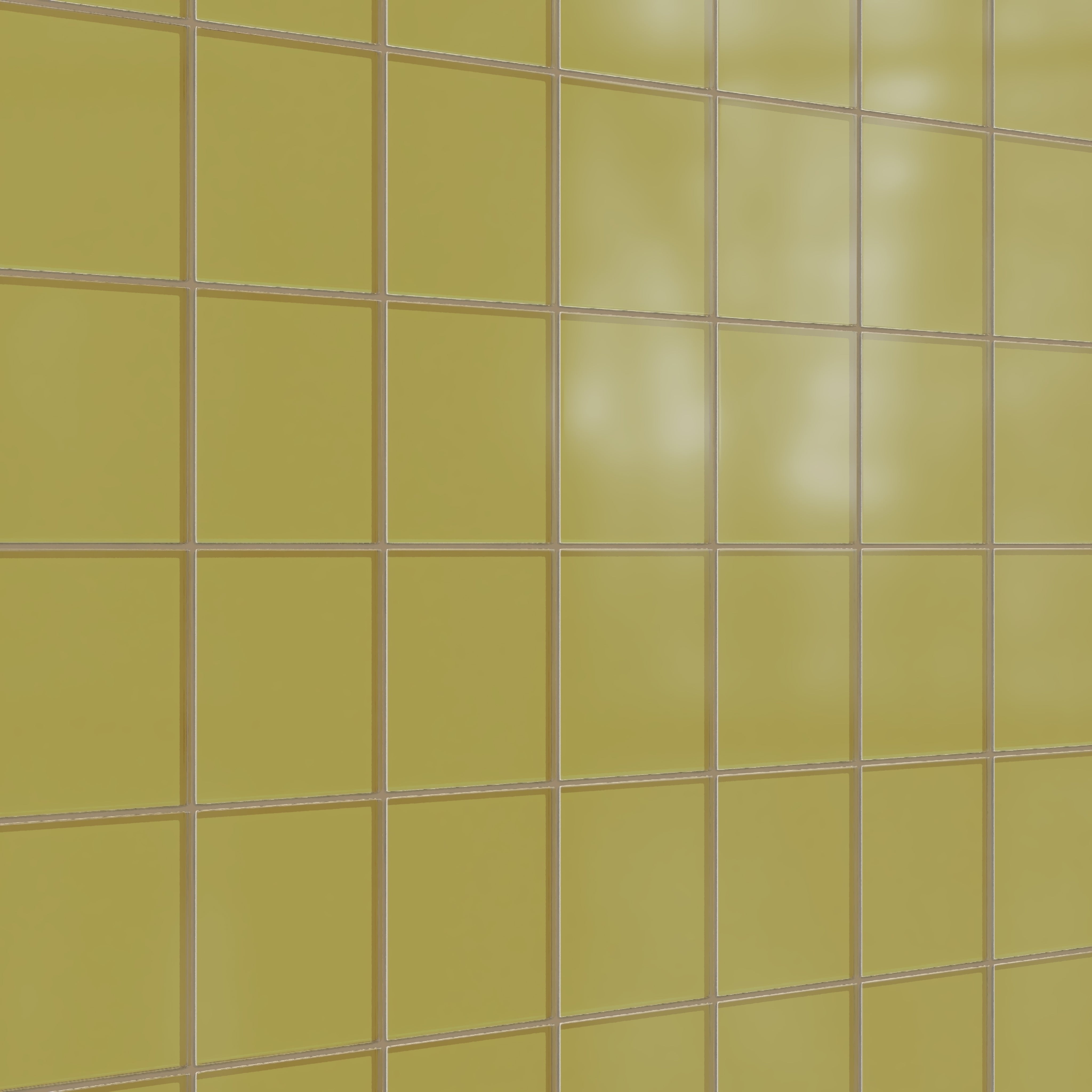 6x6 Glass Tile in Pine Siskin Matte