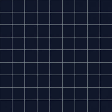 3x3 Straight Set Sheeted Glass Mosaic Tile in Barn Swallow Gloss