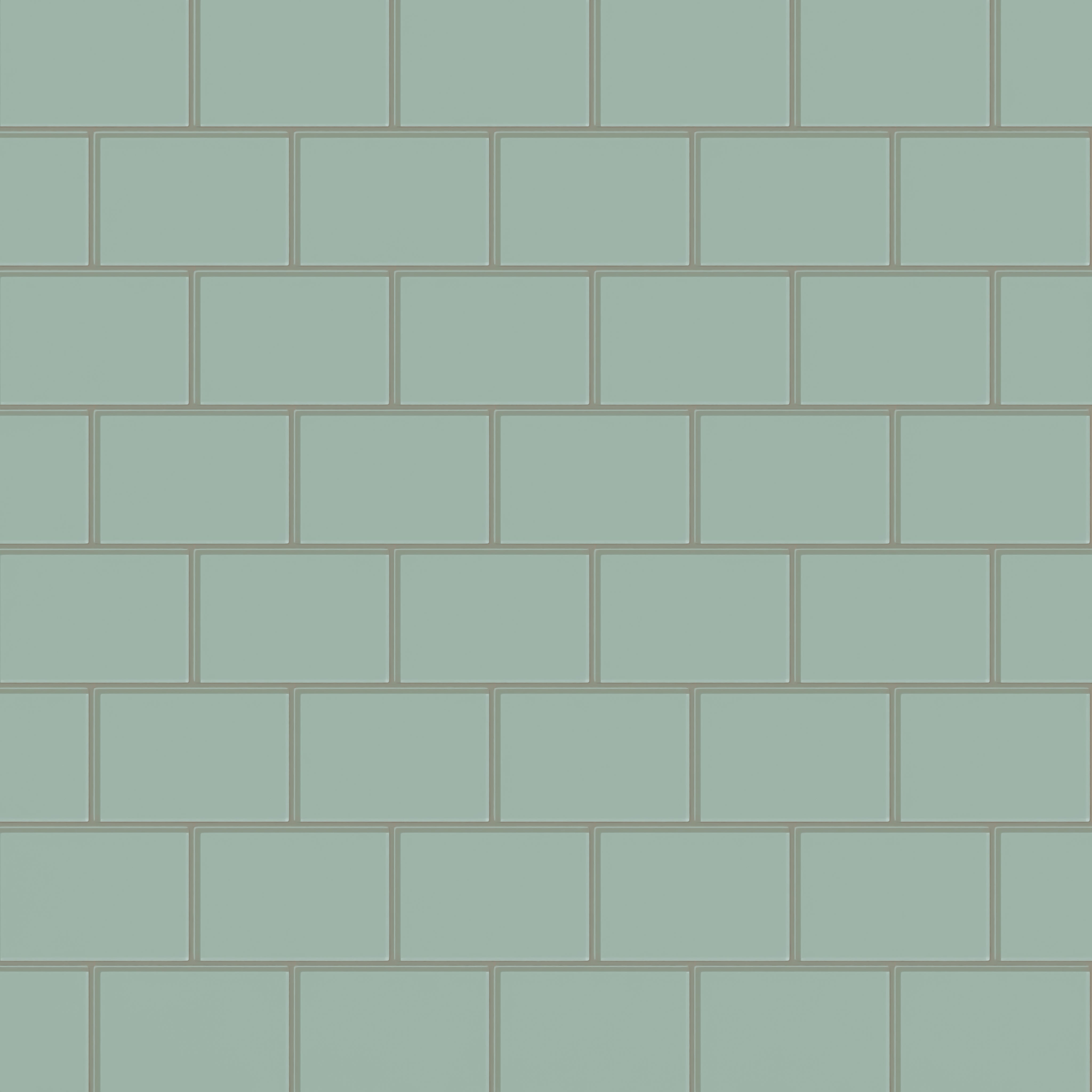 4x6 Glass Tile in Kingfisher Gloss