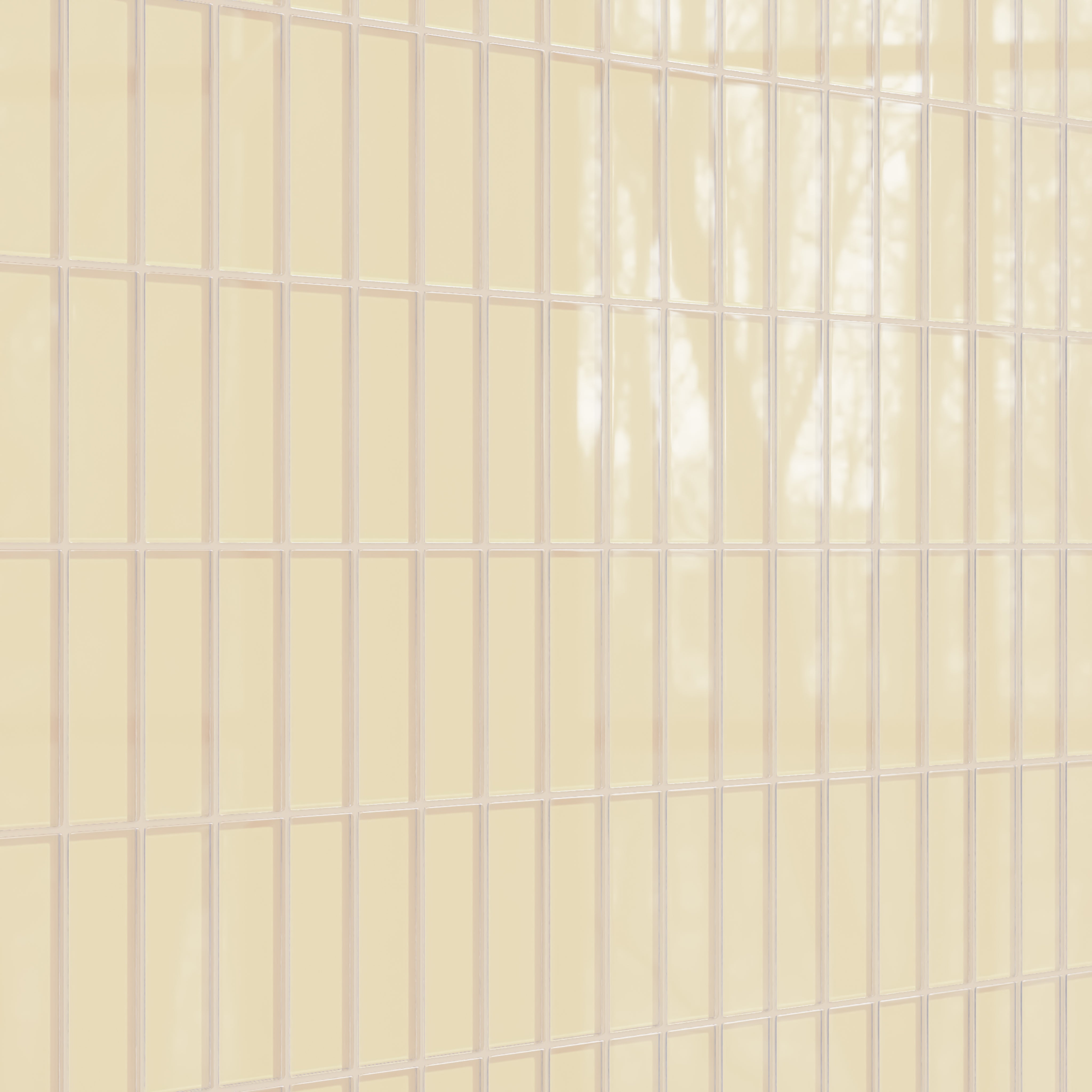 2x6 Glass Tile in Chickadee Gloss