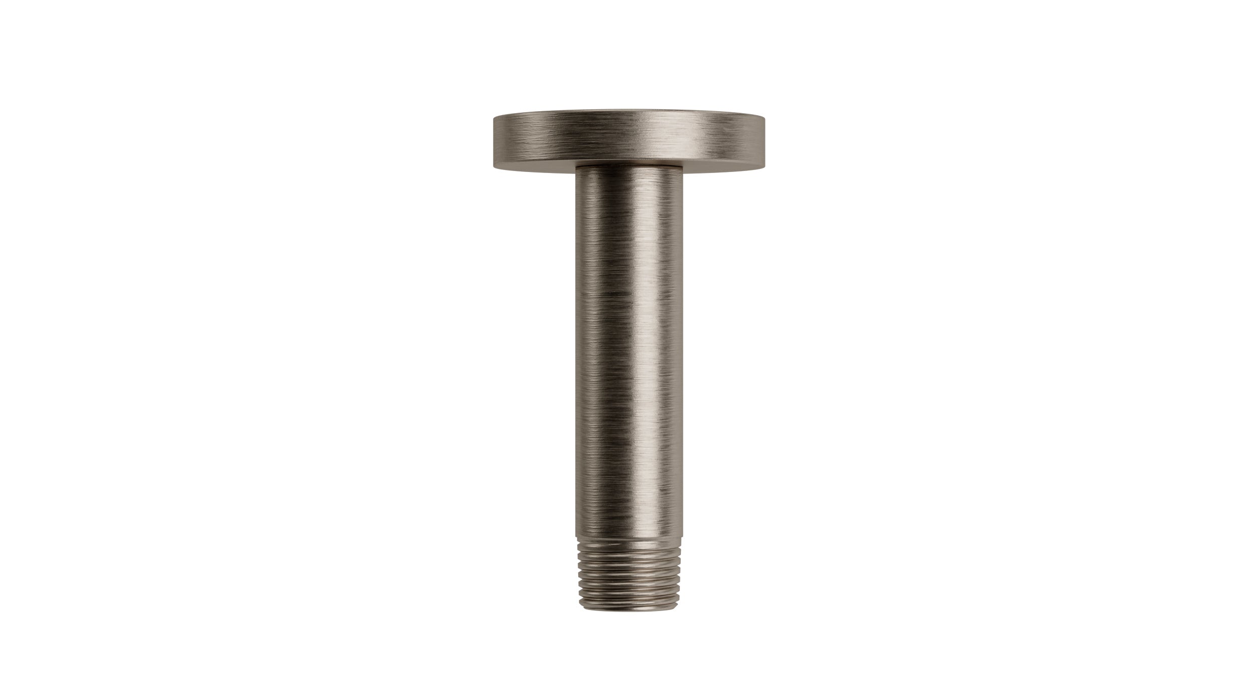 Contour & Foundry 4" Straight Shower Arm with Flange in Antique Nickel