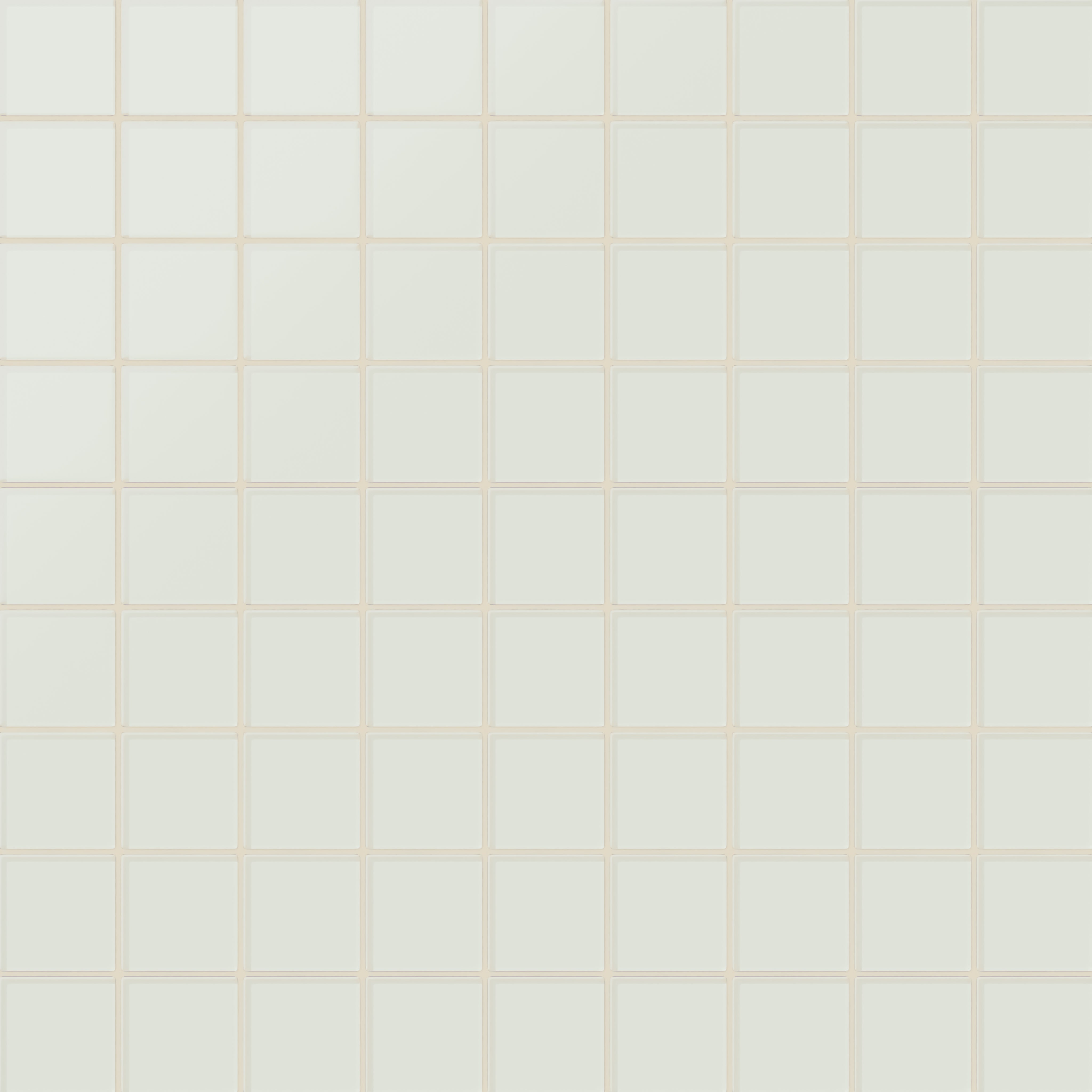 3x3 Straight Set Sheeted Glass Mosaic Tile in Flycatcher Matte
