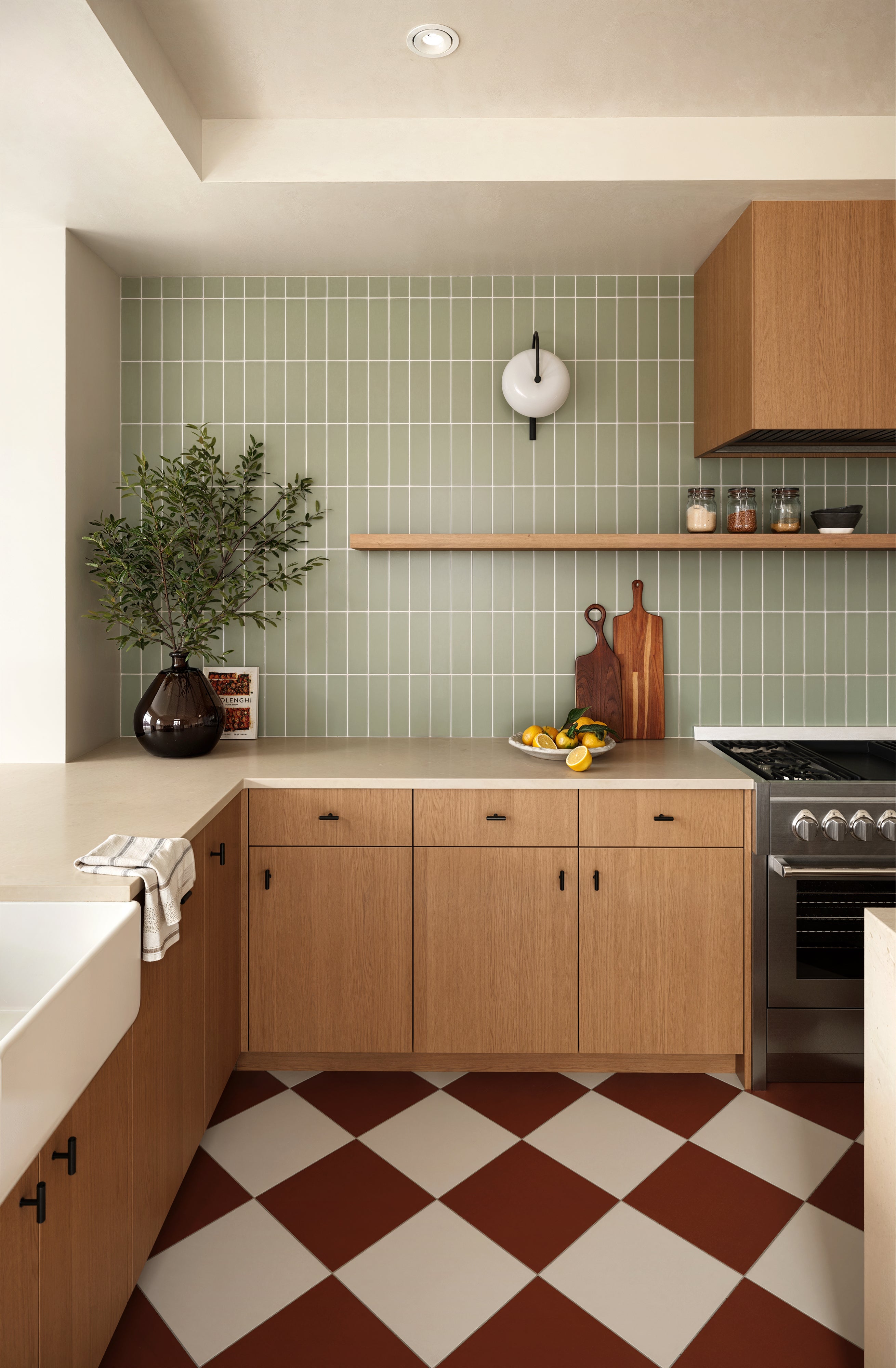 3x9 Natural Press Ceramic Tile in Manzanita Matte