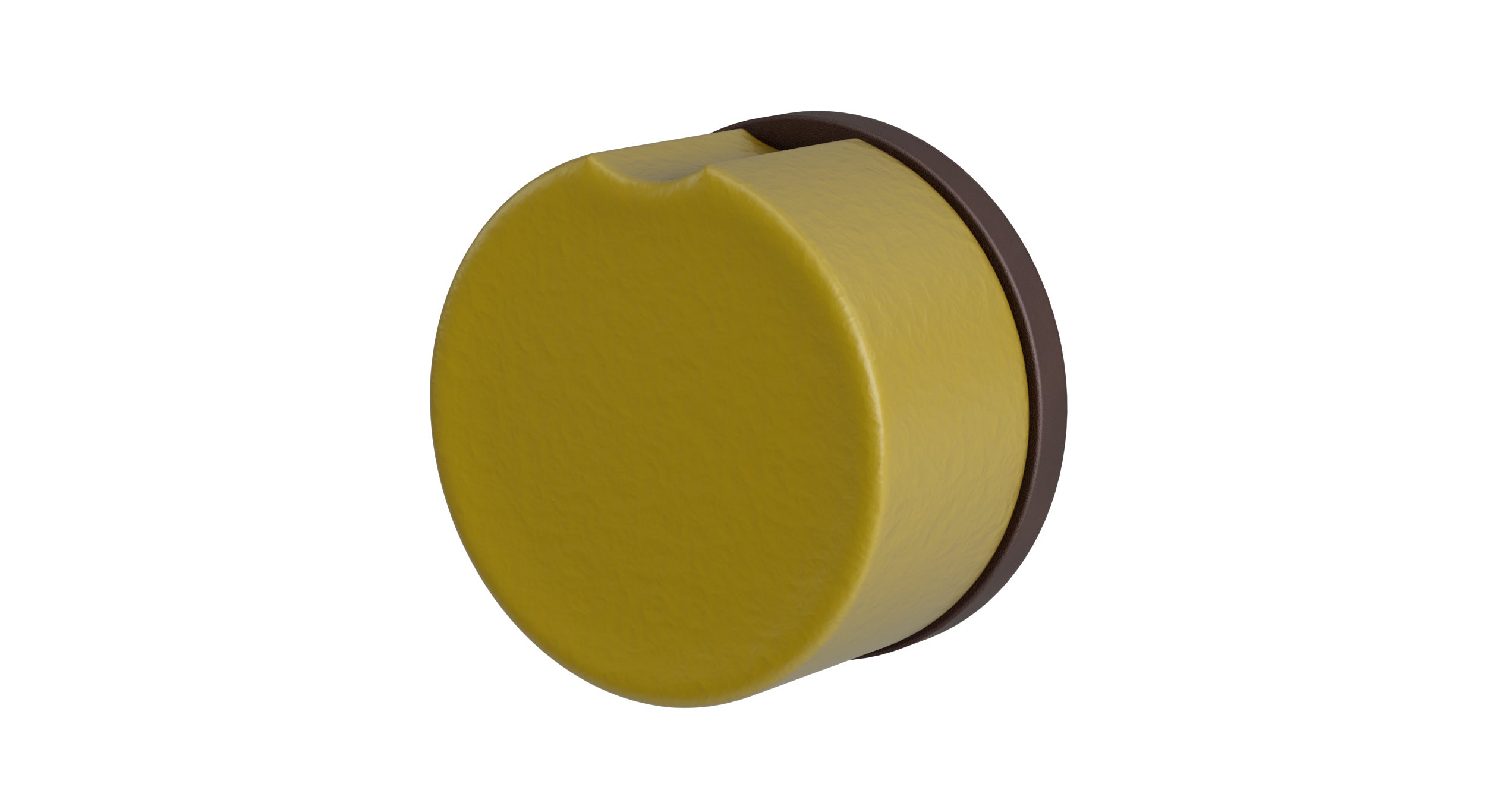 Foundry One Handle Wall Mount Diverter/Volume Control Shower Trim with Groove Ceramic Knob Handle in Architectural Copper