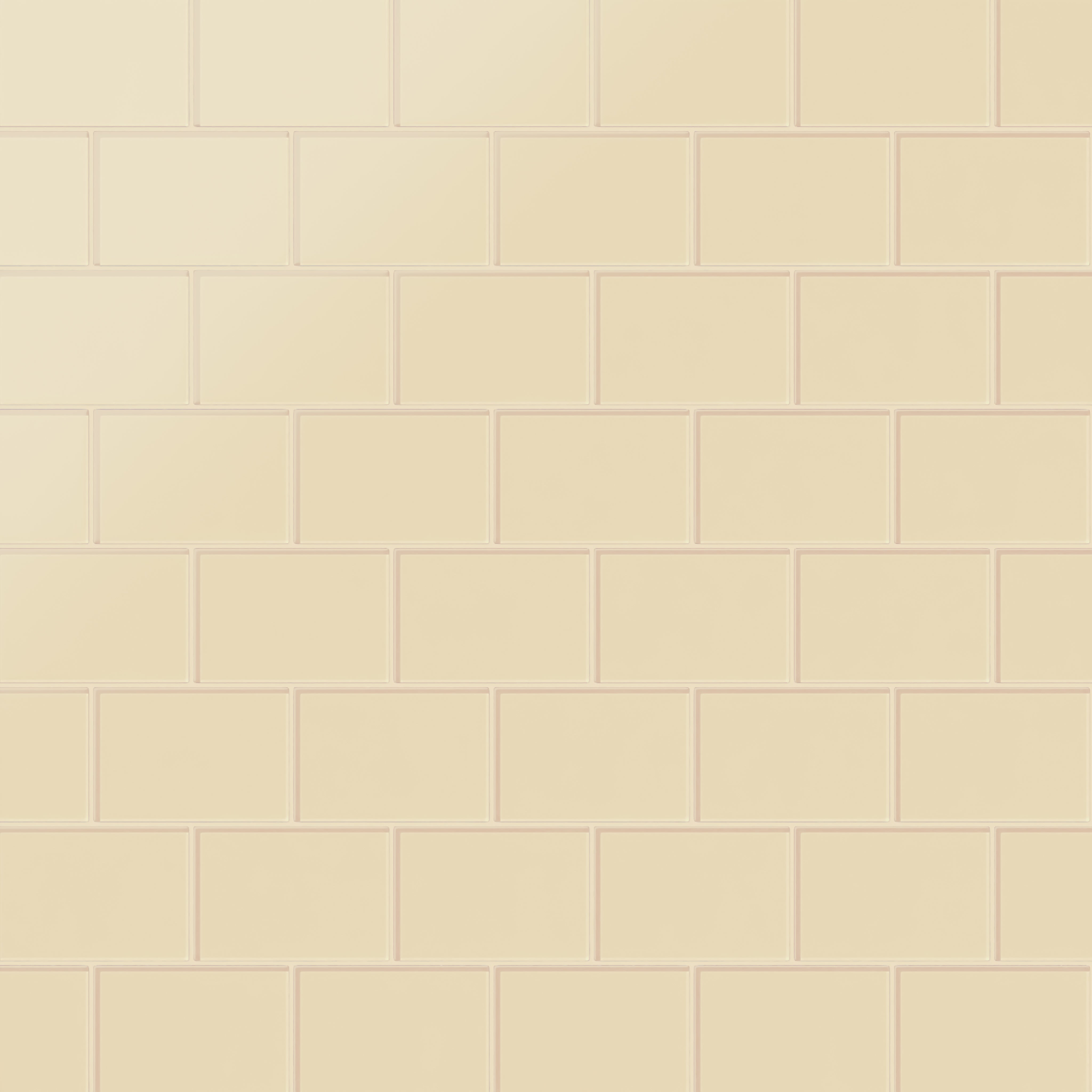4x6 Glass Tile in Chickadee Matte
