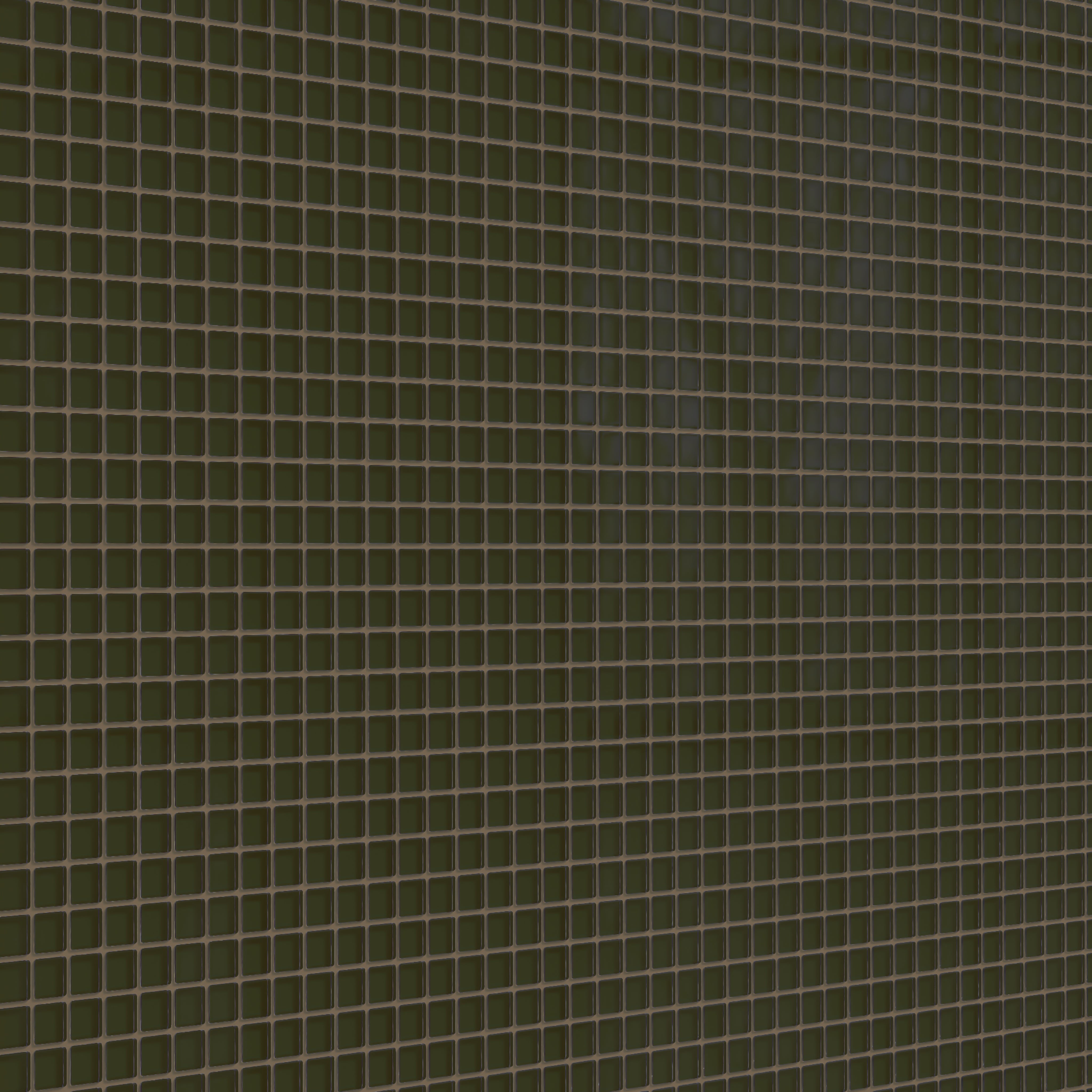 1x1 Straight Set Sheeted Glass Mosaic Tile in Catbird Gloss