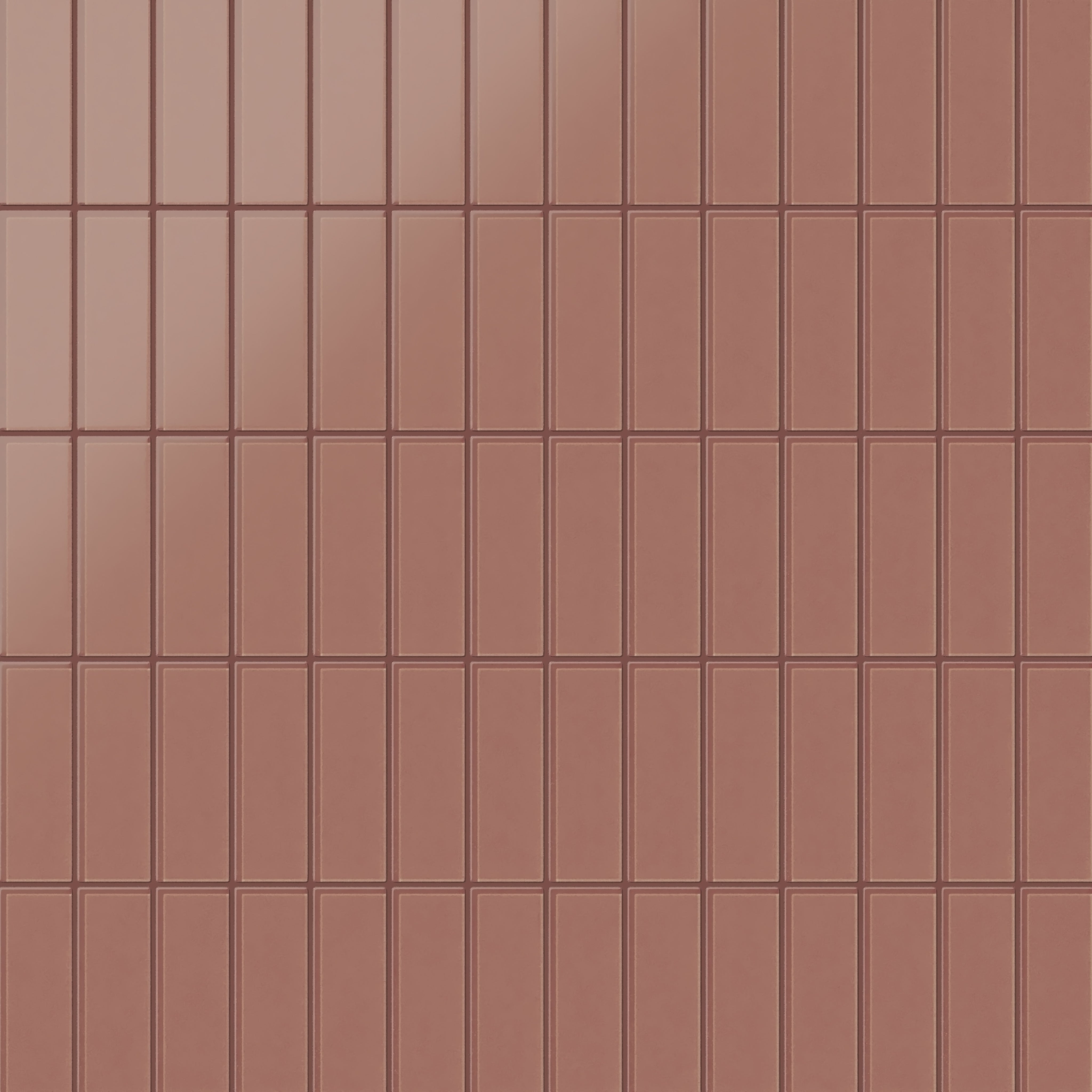 2x6 Glass Tile in Flicker Matte