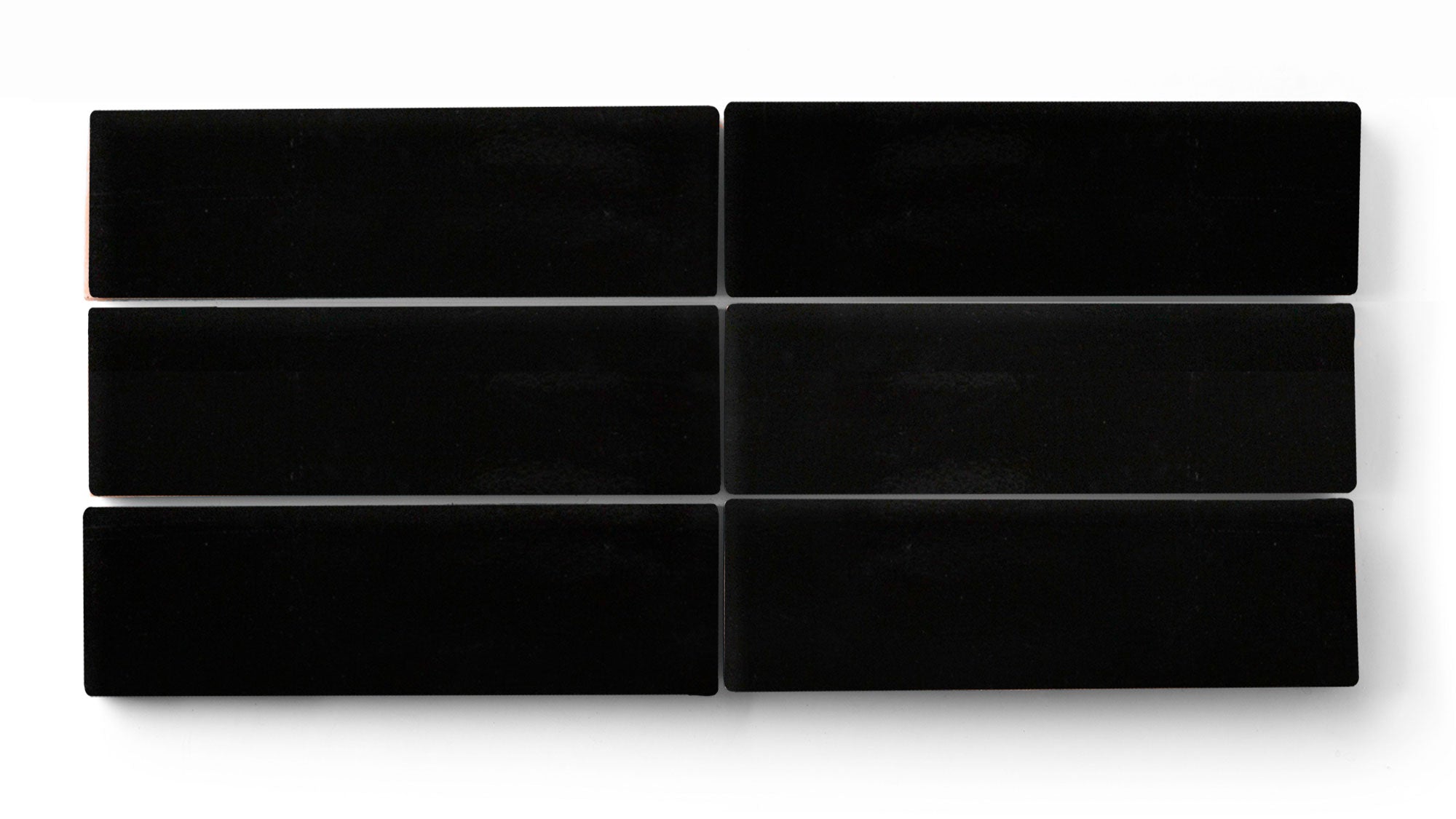 3x9 Original Ceramic Tile in Raven Gloss