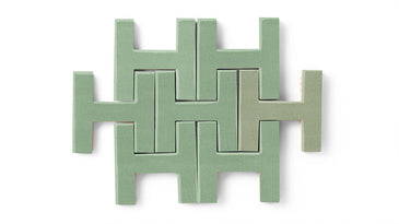 Chaine Homme Original Ceramic Tile in Sea Green Matte