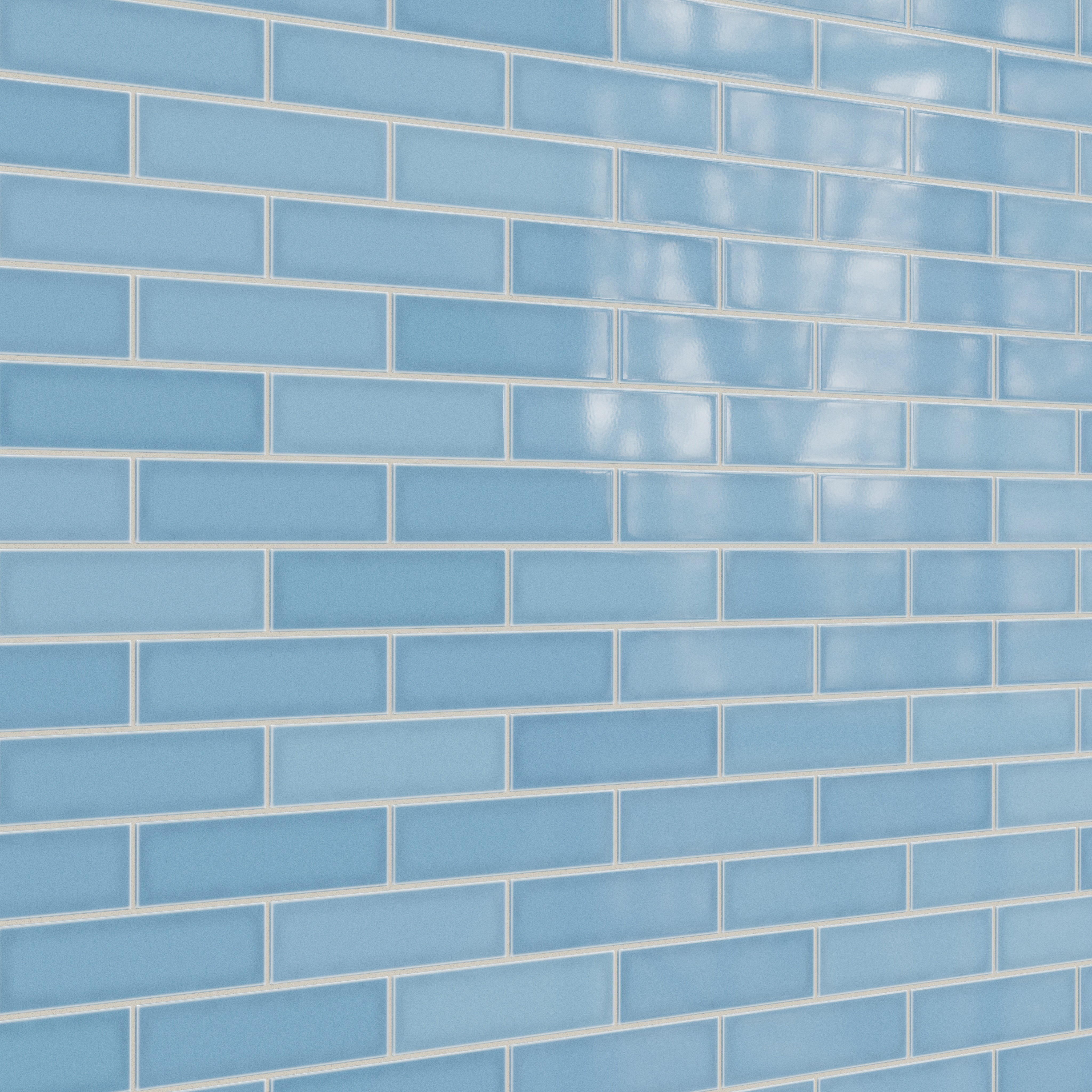 3x12 Original Ceramic Tile in Caribbean Sea Gloss