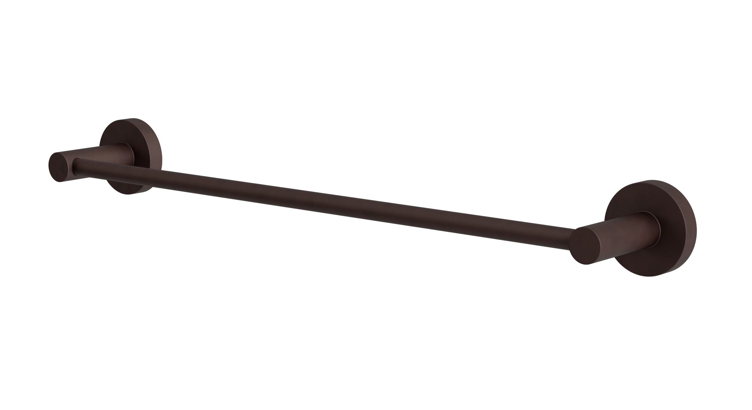 Flatiron Round Towel Bar 18" in Architectural Copper